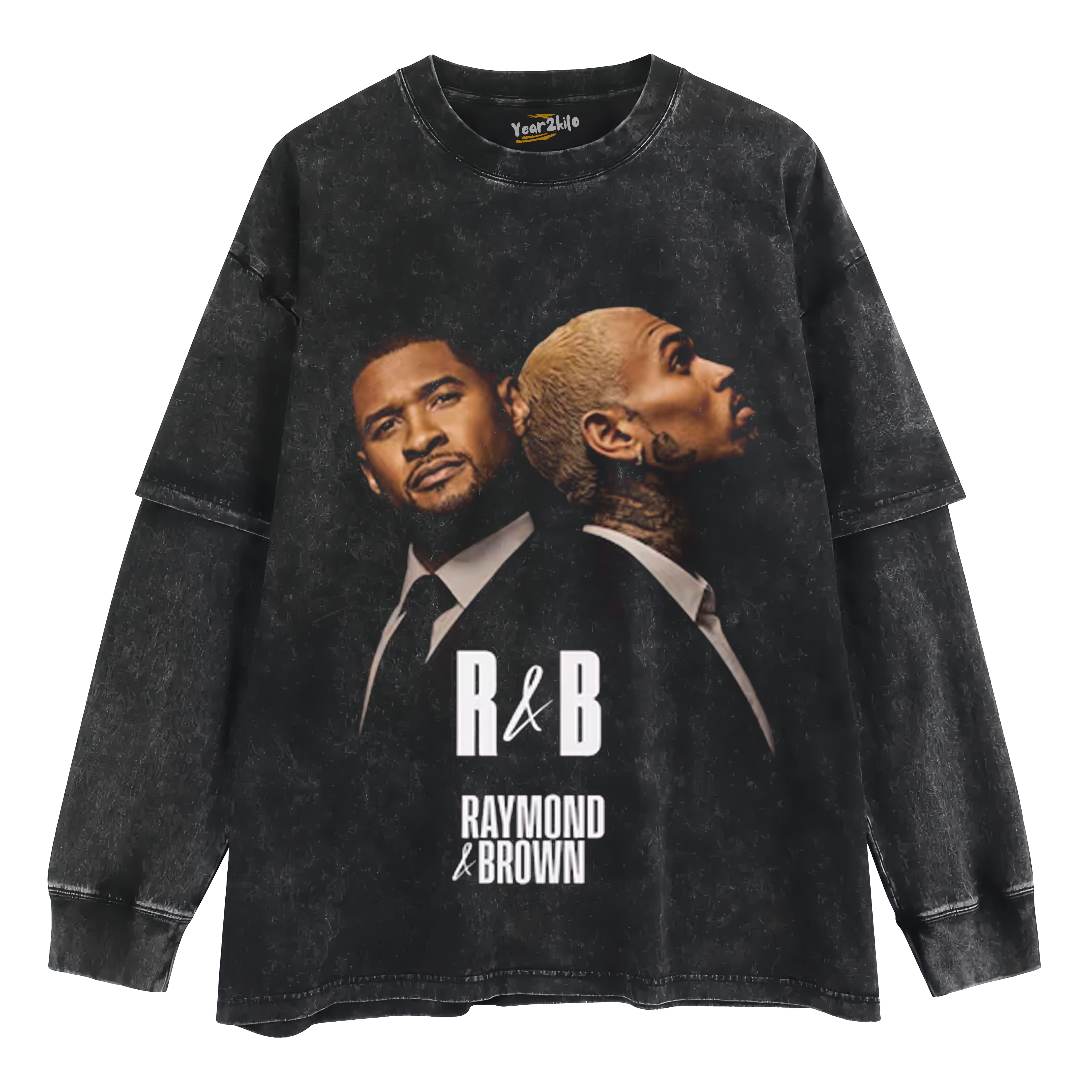 USHER AND CHRIS BROWN TOUR TANK TOP & TEE & LONG SLEEVE & LAYERED LS & HOODIE