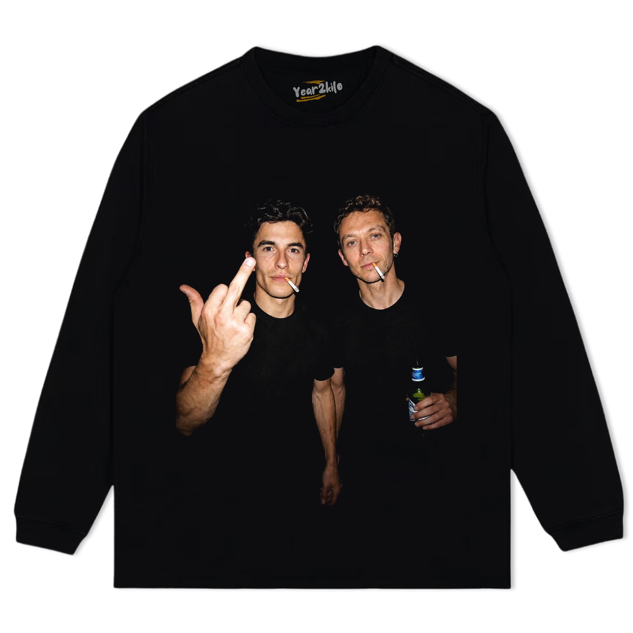VALENTINO ROSSI & MARC MARQUEZ MOTO GP TANK TOP & TEE & LONG SLEEVE & LAYERED LS & HOODIE