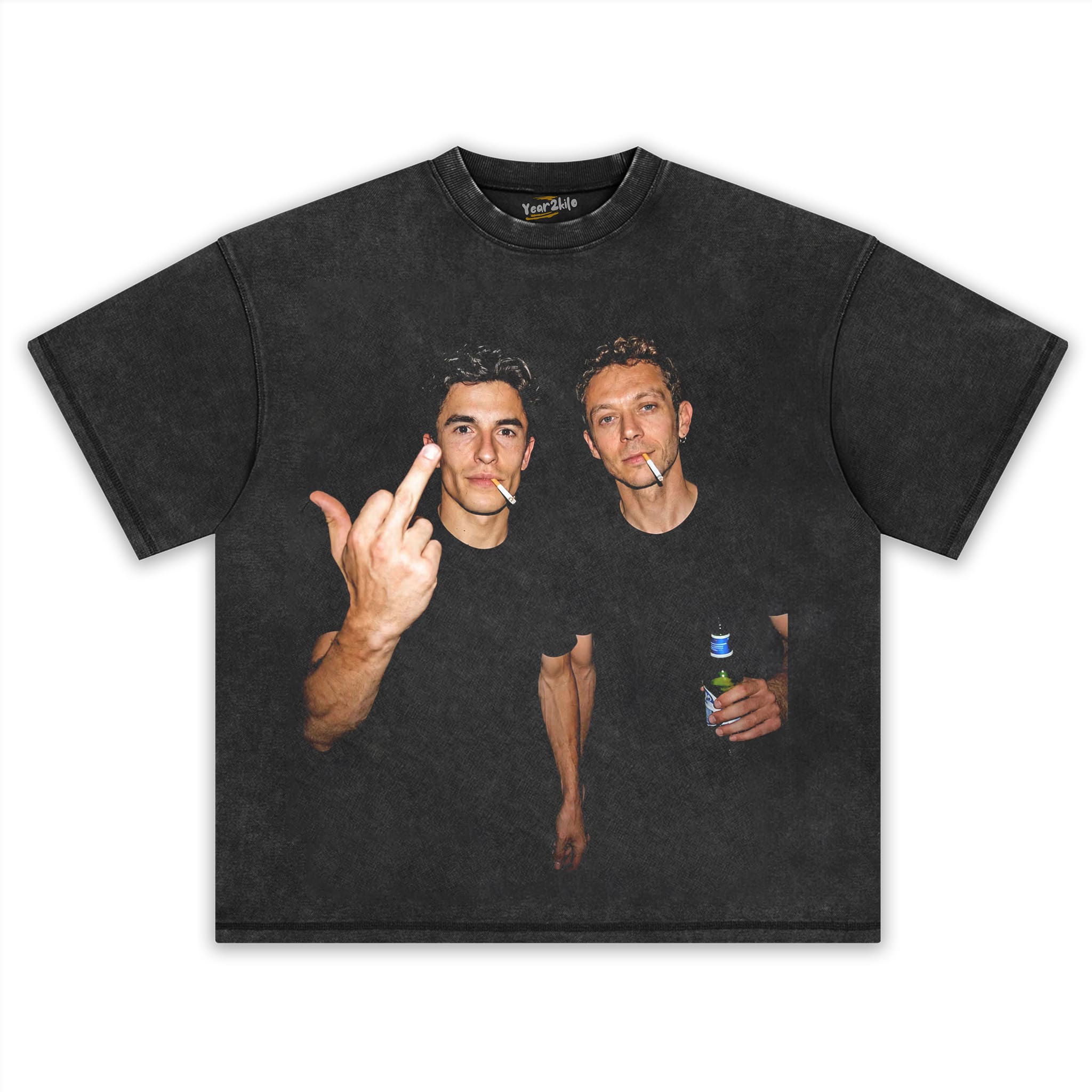 VALENTINO ROSSI & MARC MARQUEZ MOTO GP TANK TOP & TEE & LONG SLEEVE & LAYERED LS & HOODIE