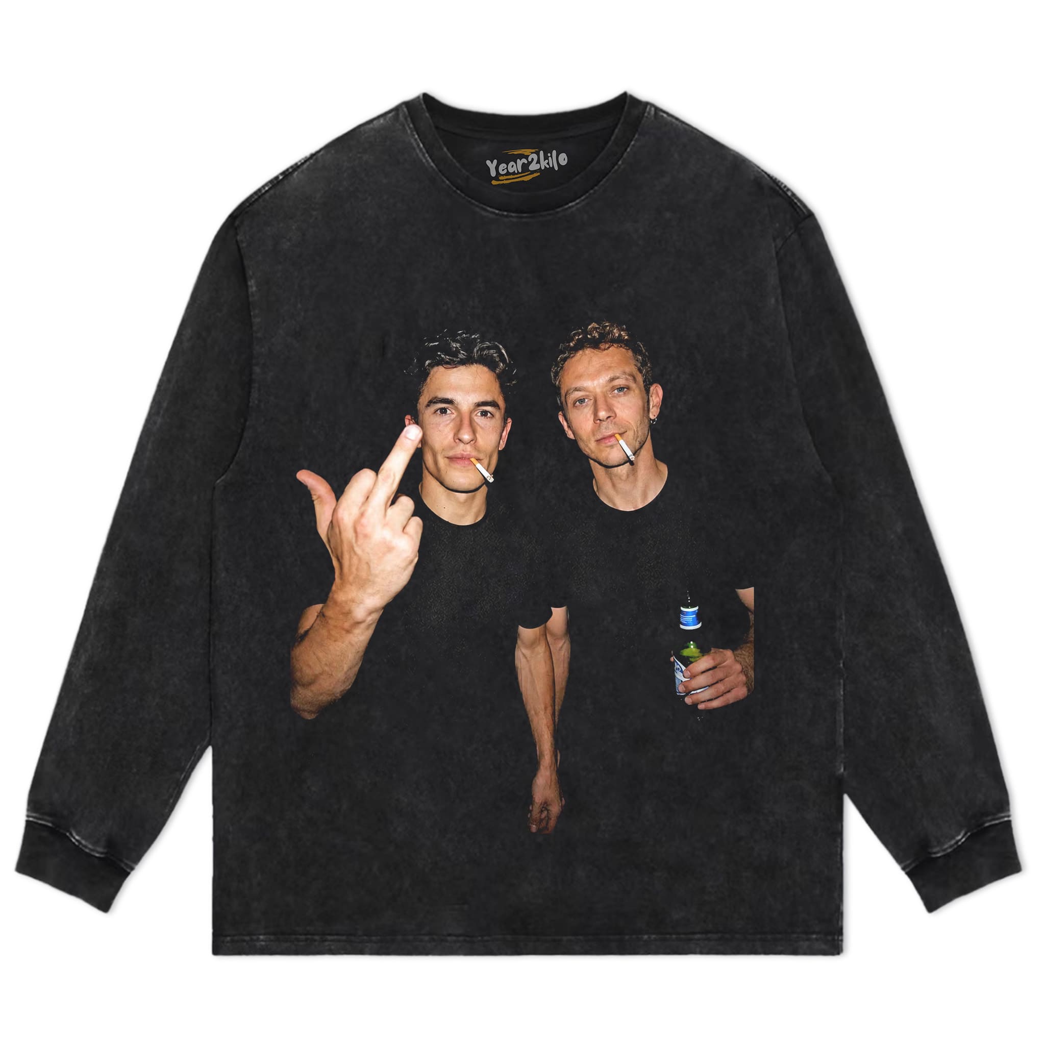 VALENTINO ROSSI & MARC MARQUEZ MOTO GP TANK TOP & TEE & LONG SLEEVE & LAYERED LS & HOODIE