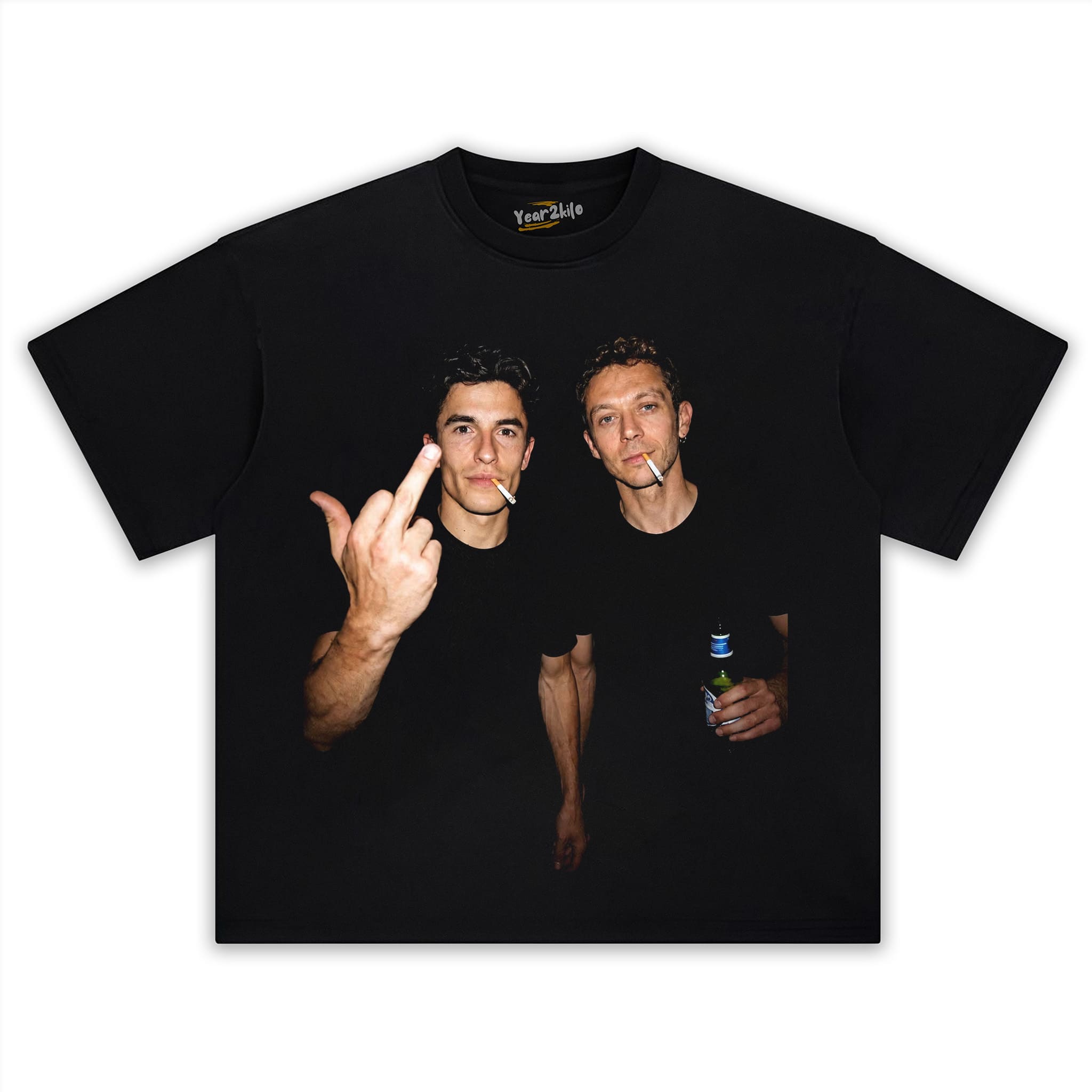 VALENTINO ROSSI & MARC MARQUEZ MOTO GP TANK TOP & TEE & LONG SLEEVE & LAYERED LS & HOODIE