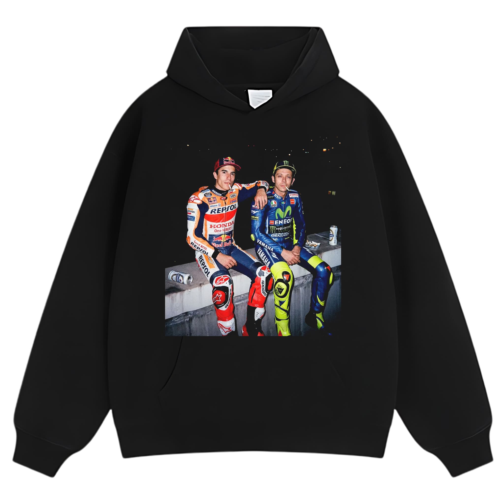 VALENTINO ROSSI & MARC MARQUEZ MOTO GP V1 TANK TOP & TEE & LONG SLEEVE & LAYERED LS & HOODIE