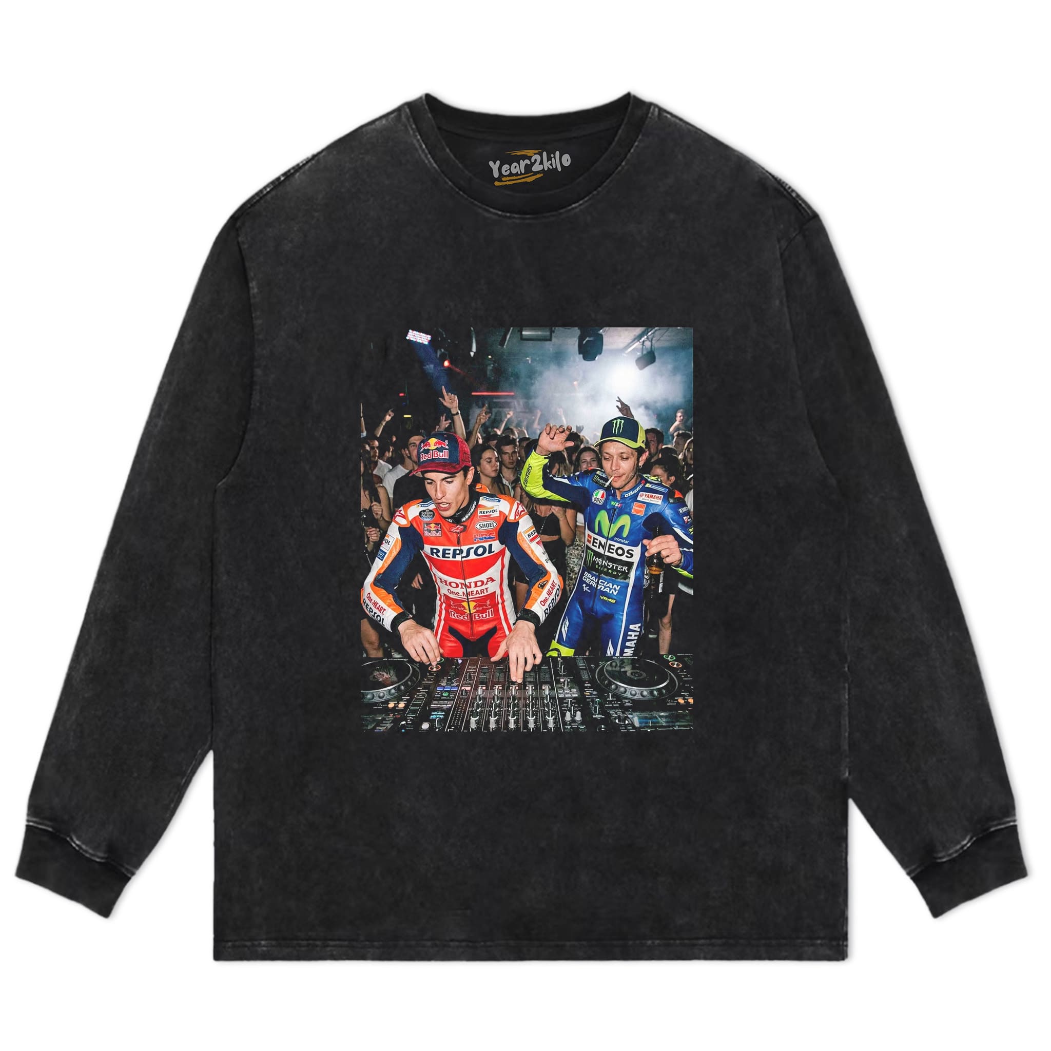 VALENTINO ROSSI & MARC MARQUEZ MOTO GP V0 TANK TOP & TEE & LONG SLEEVE & LAYERED LS & HOODIE