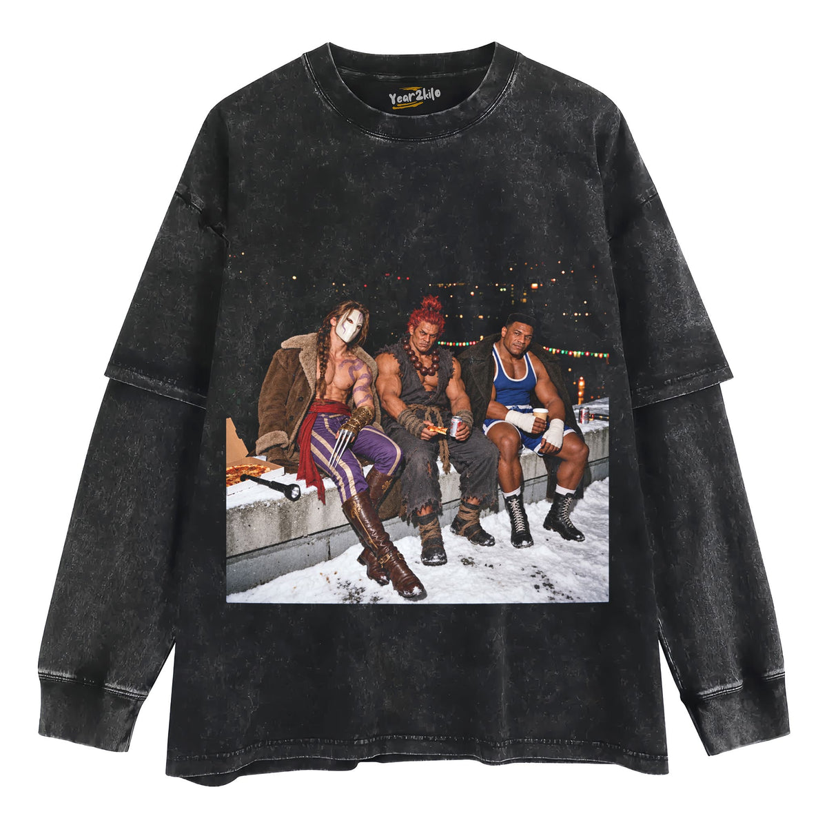 VEGA - AKUMA - BALROG TANK TOP & TEE & LONG SLEEVE & LAYERED LS & HOODIE