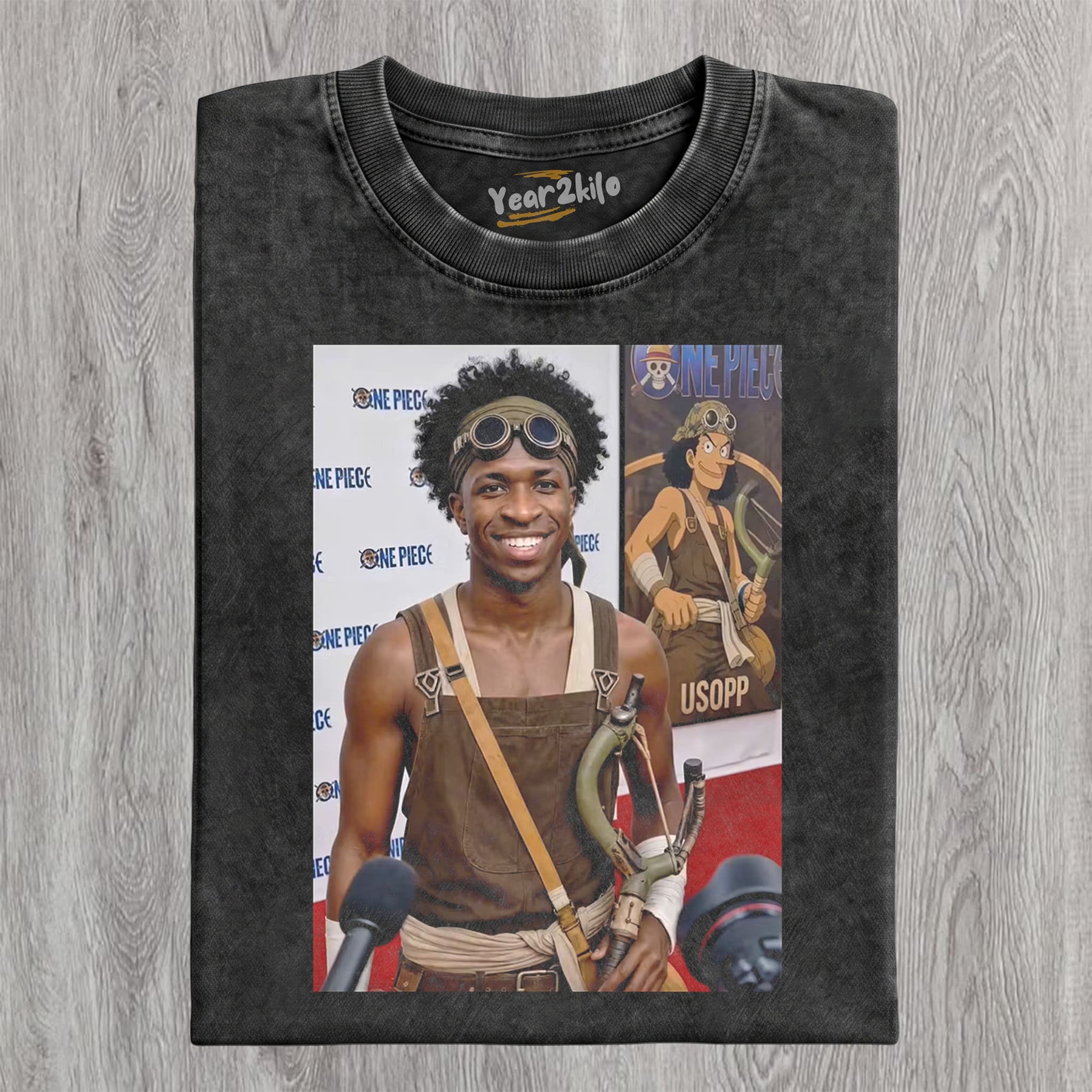 VINICIUS JR × USOPP ONE PIECE GRAPHIC TANK TOP & TEE & LONG SLEEVE & LAYERED LS & HOODIE