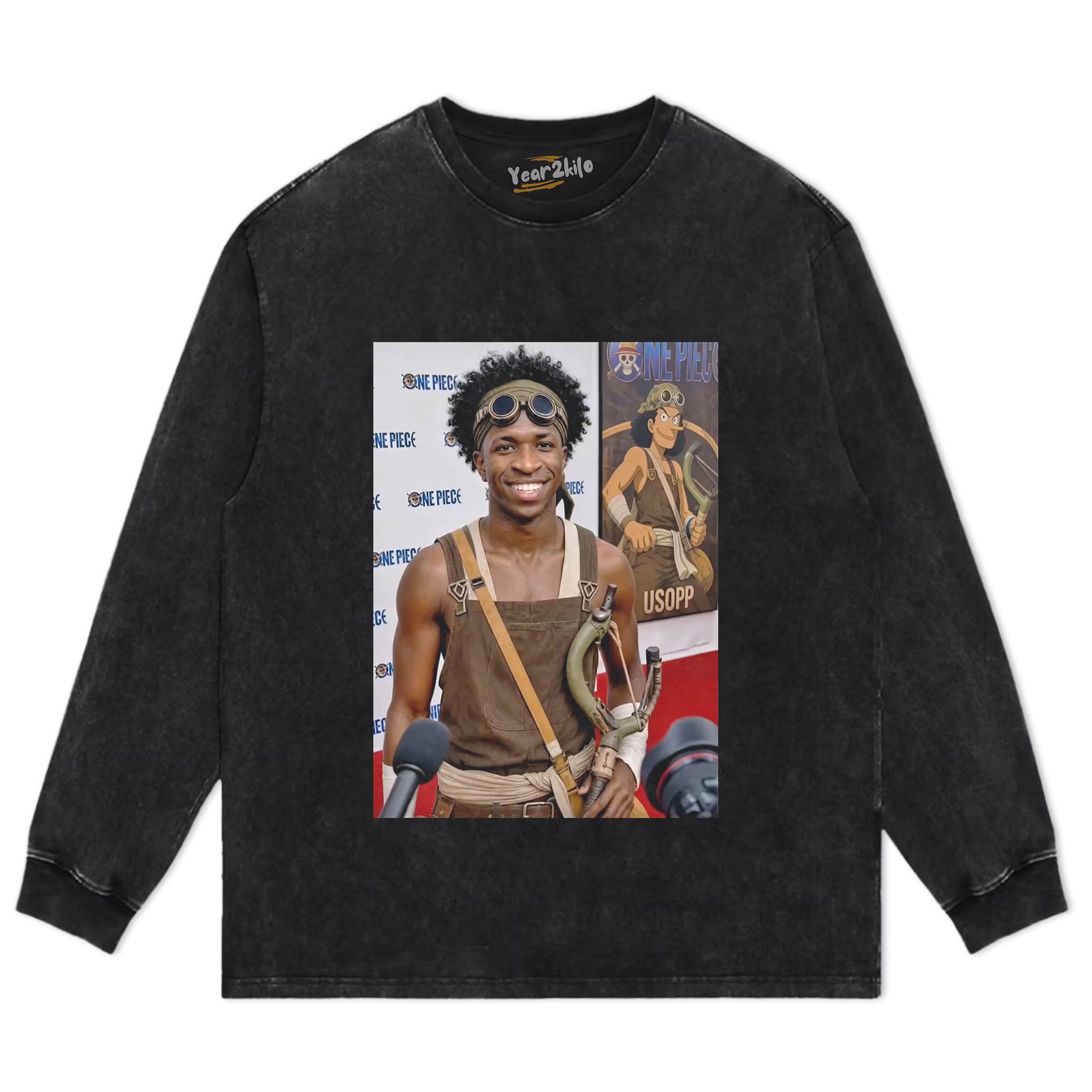 VINICIUS JR × USOPP ONE PIECE GRAPHIC TANK TOP & TEE & LONG SLEEVE & LAYERED LS & HOODIE