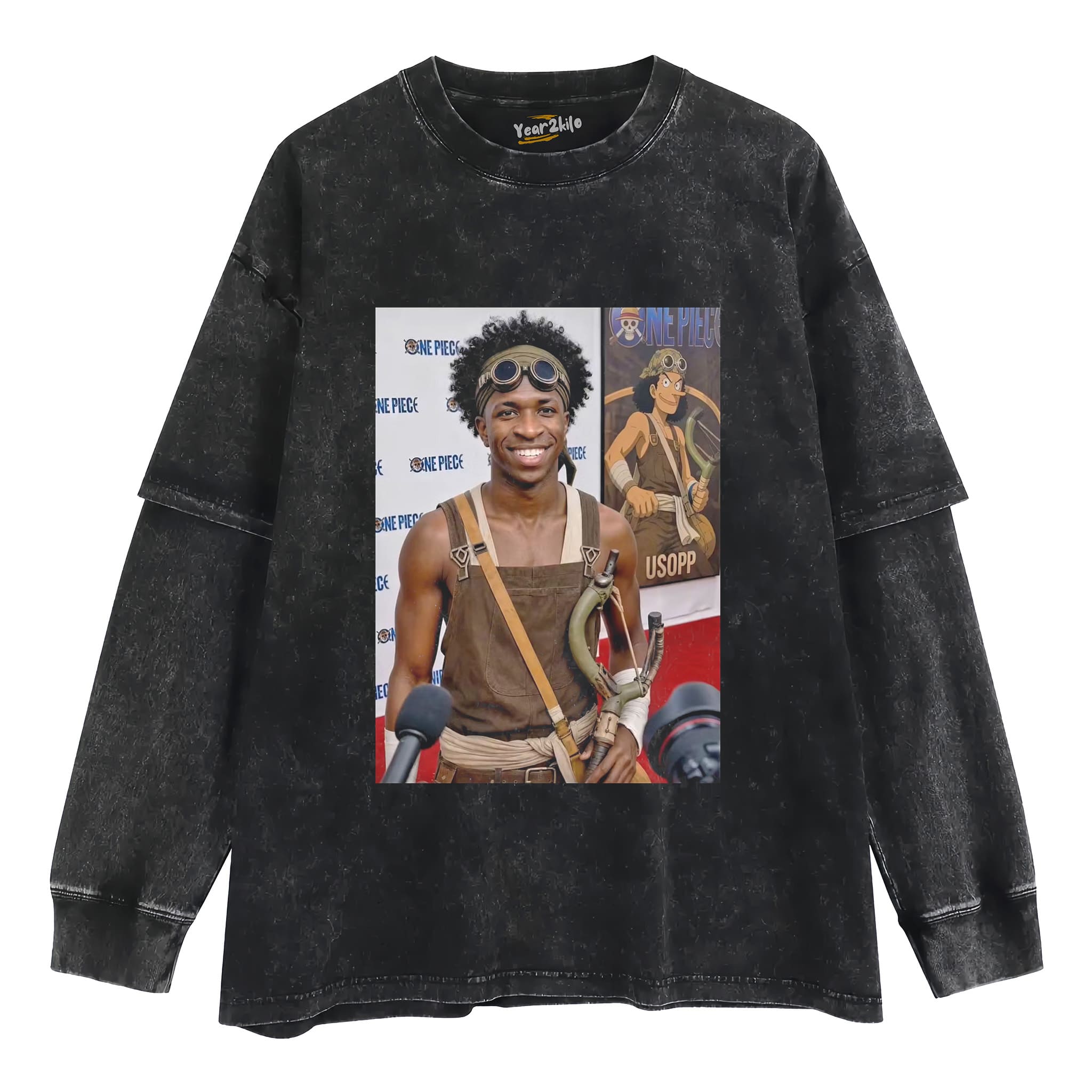 VINICIUS JR × USOPP ONE PIECE GRAPHIC TANK TOP & TEE & LONG SLEEVE & LAYERED LS & HOODIE