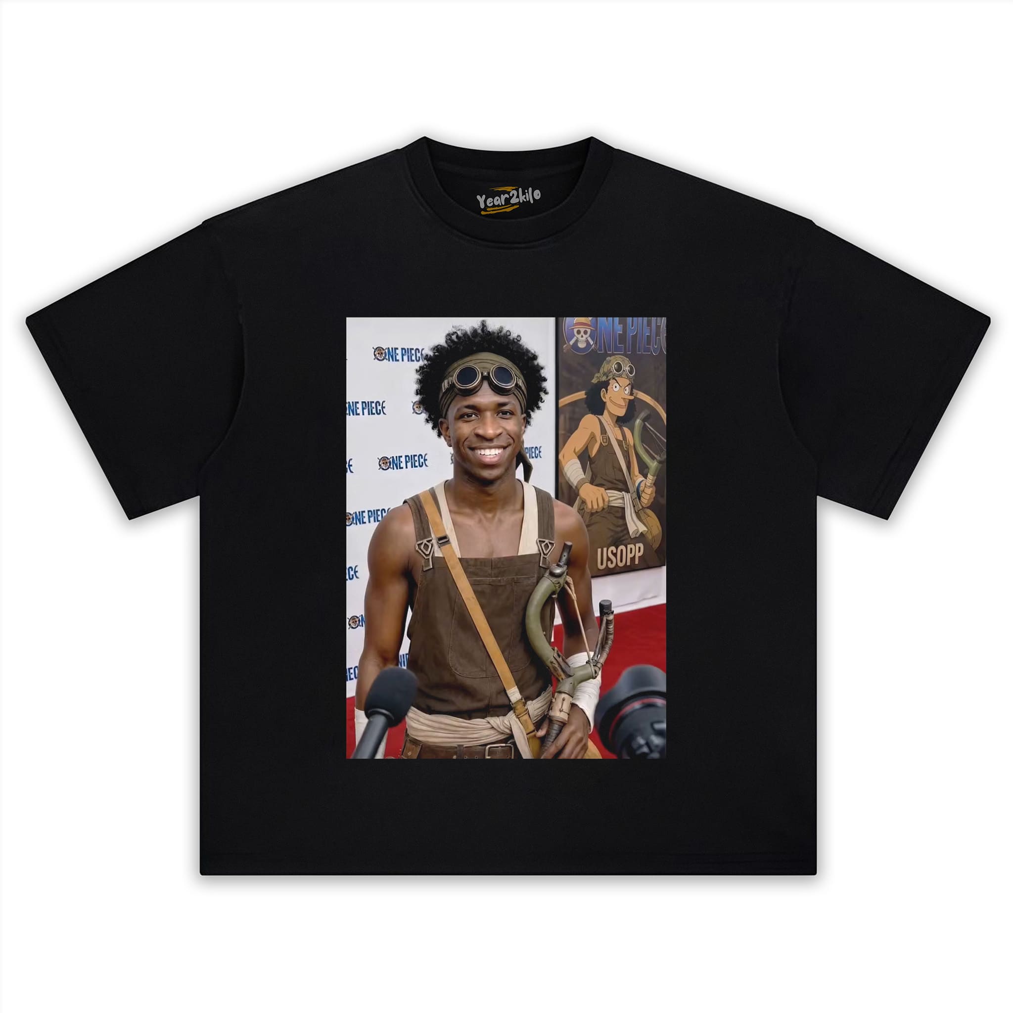 VINICIUS JR × USOPP ONE PIECE GRAPHIC TANK TOP & TEE & LONG SLEEVE & LAYERED LS & HOODIE