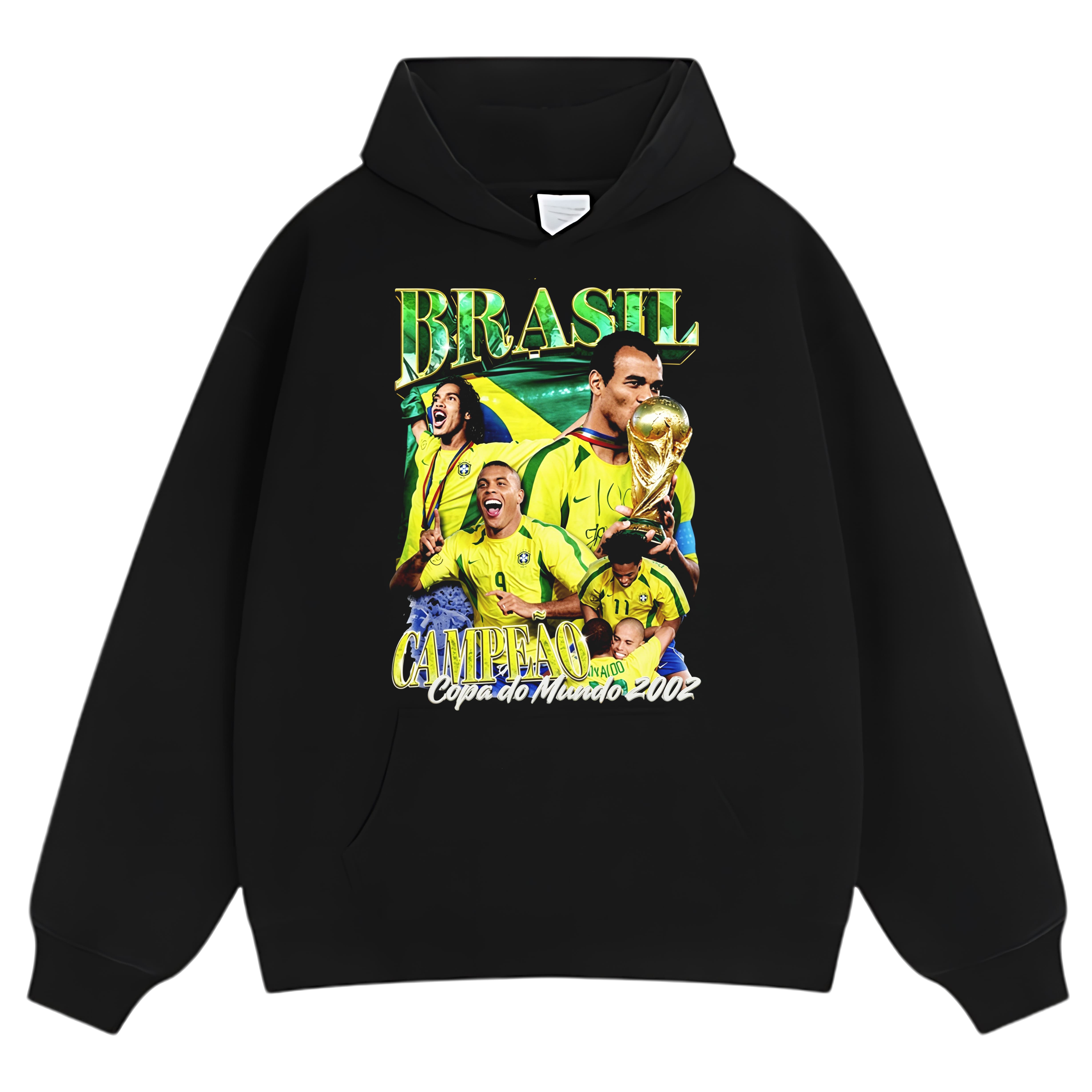 VINTAGE 90S BRAZIL 2002 WORLD CUP TANK TOP & TEE & LONG SLEEVE & LAYERED LS & HOODIE