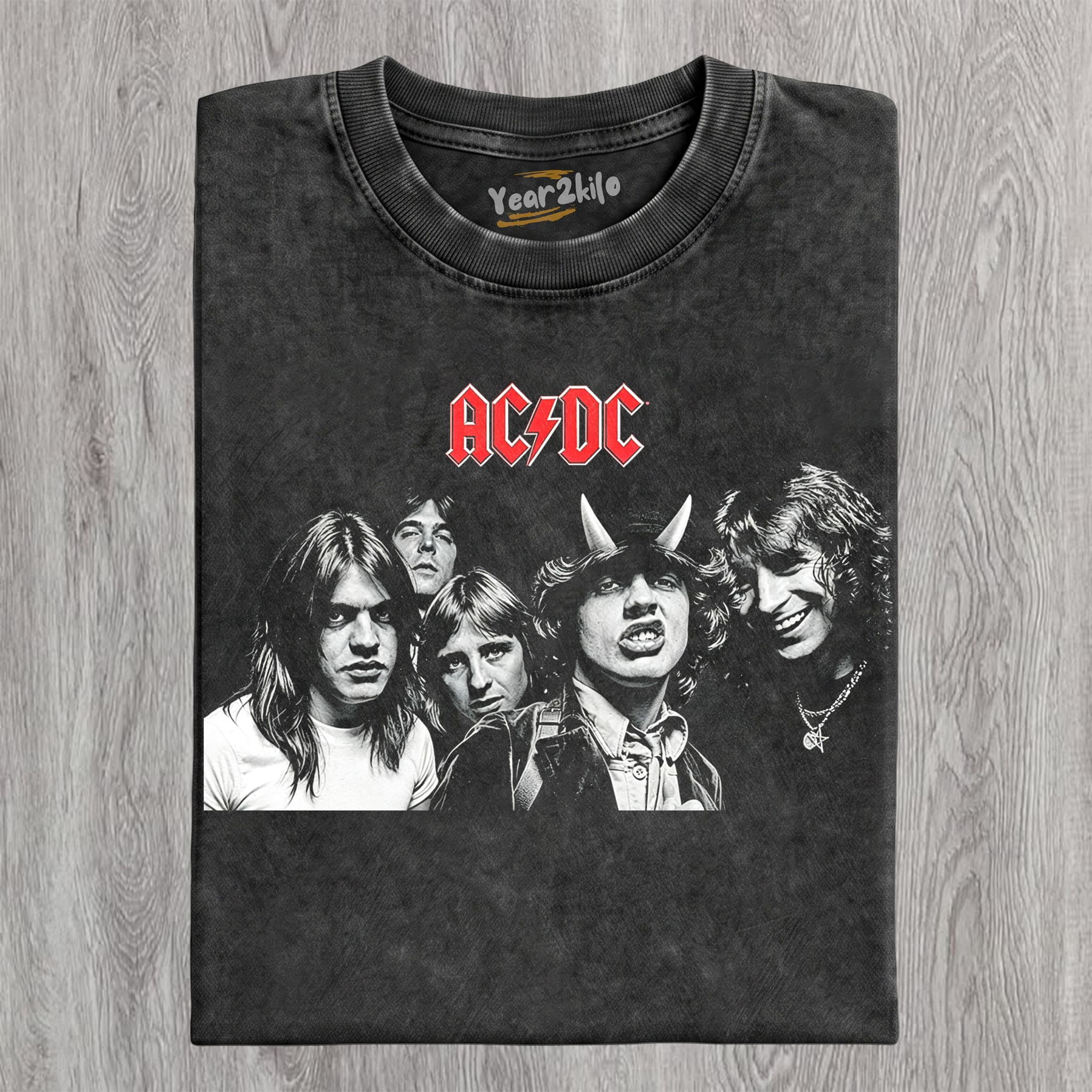 VINTAGE AC/DC V1 TANK TOP & TEE & LONG SLEEVE & LAYERED LS & HOODIE