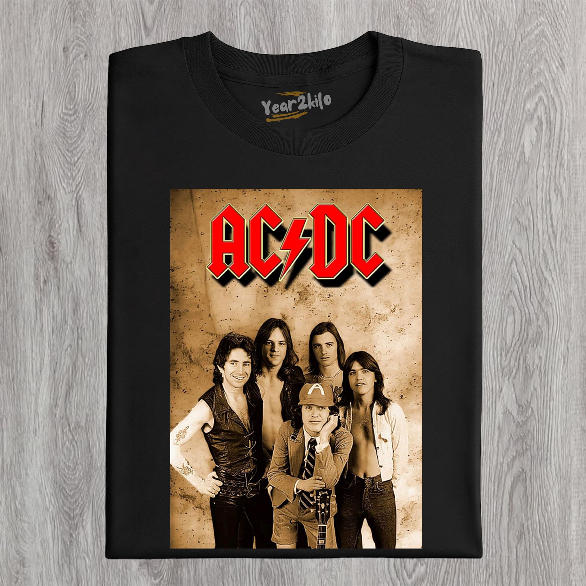 VINTAGE ACDC V4 TANK TOP & TEE & LONG SLEEVE & LAYERED LS & HOODIE
