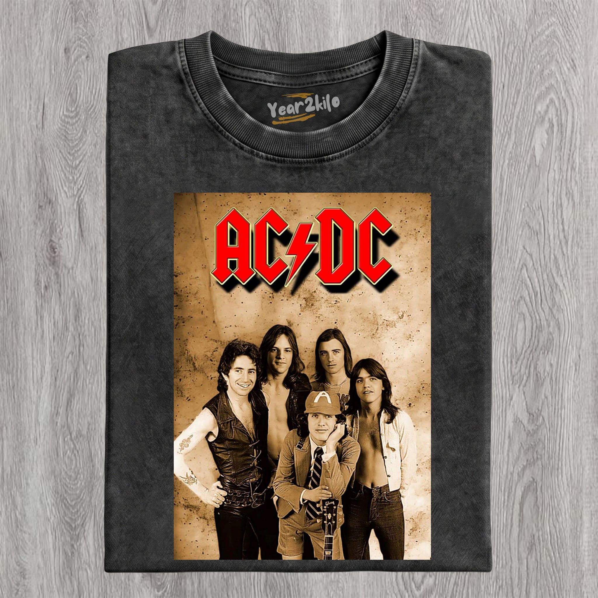 VINTAGE ACDC V4 TANK TOP & TEE & LONG SLEEVE & LAYERED LS & HOODIE
