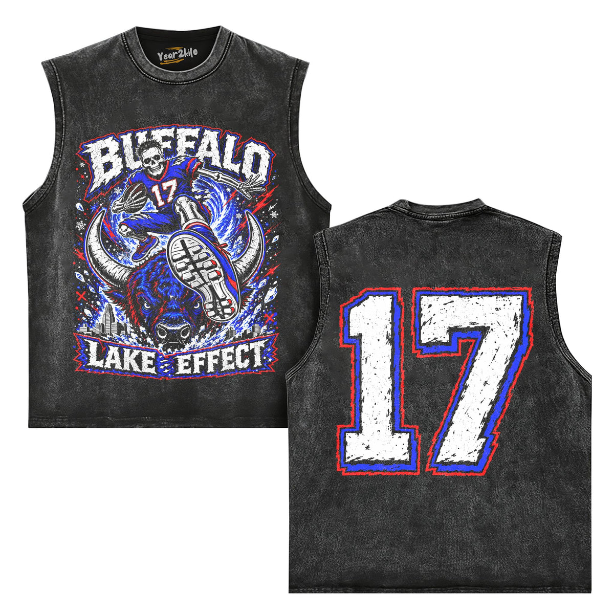 VINTAGE BUFFALO FOOTBALL TANK TOP & TEE