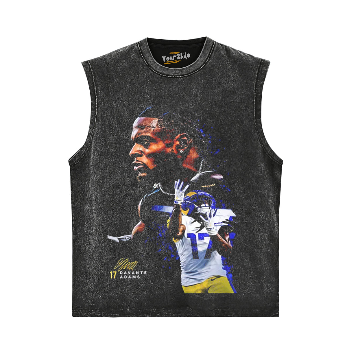 VINTAGE DAVANTE ADAMS FOOTBALL TANK TOP & TEE & LONG SLEEVE & LAYERED LS & HOODIE