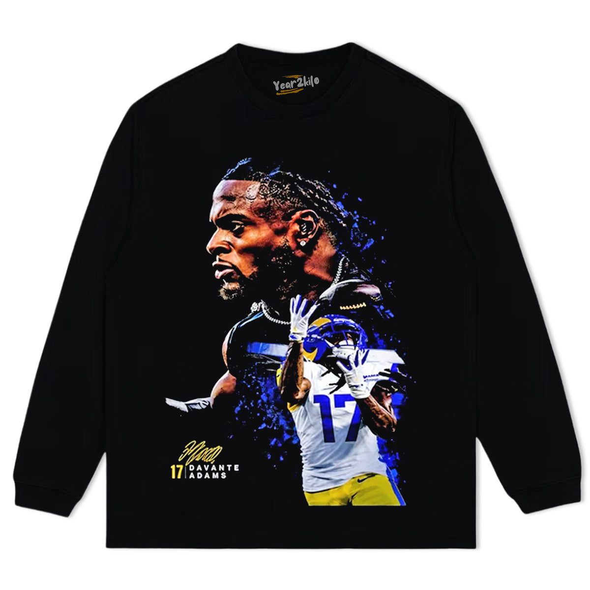 VINTAGE DAVANTE ADAMS FOOTBALL TANK TOP & TEE & LONG SLEEVE & LAYERED LS & HOODIE