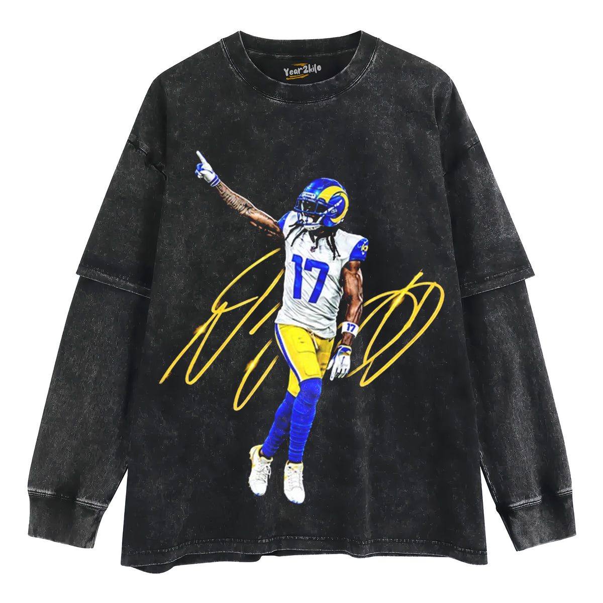 VINTAGE DAVANTE ADAMS FOOTBALL V2 TANK TOP & TEE & LONG SLEEVE & LAYERED LS & HOODIE