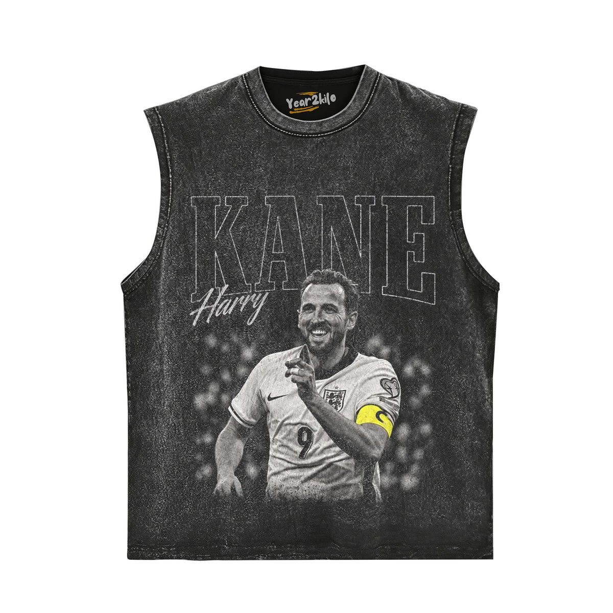 VINTAGE HARRY KANE ENGLAND SOCCER TANK TOP & TEE & LONG SLEEVE & LAYERED LS & HOODIE