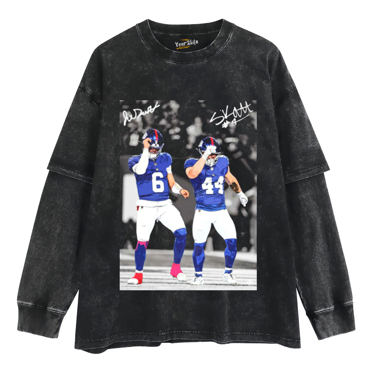 VINTAGE JAXSON DART CAM SKATTEBO THE MOST EXCITING DUO SIGNATURE TEE & LS & HOODIE