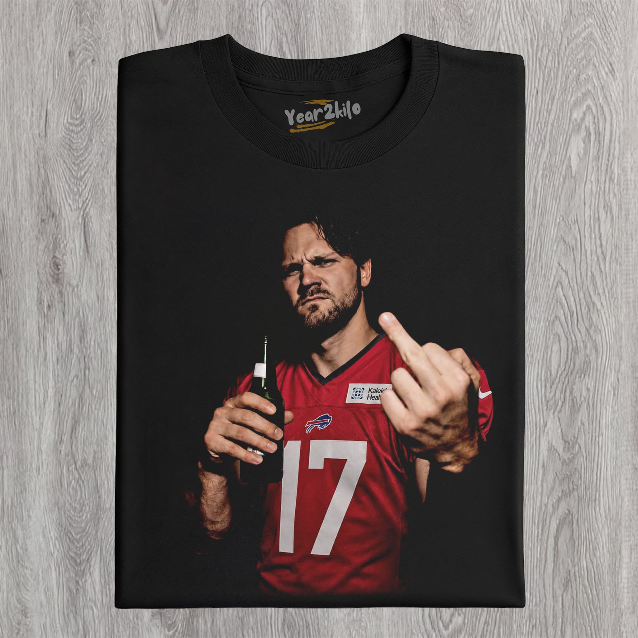 VINTAGE JOSH ALLEN FLIPPING THE BIRD MEME V5 TANK TOP & TEE & LONG SLEEVE & LAYERED LS & HOODIE
