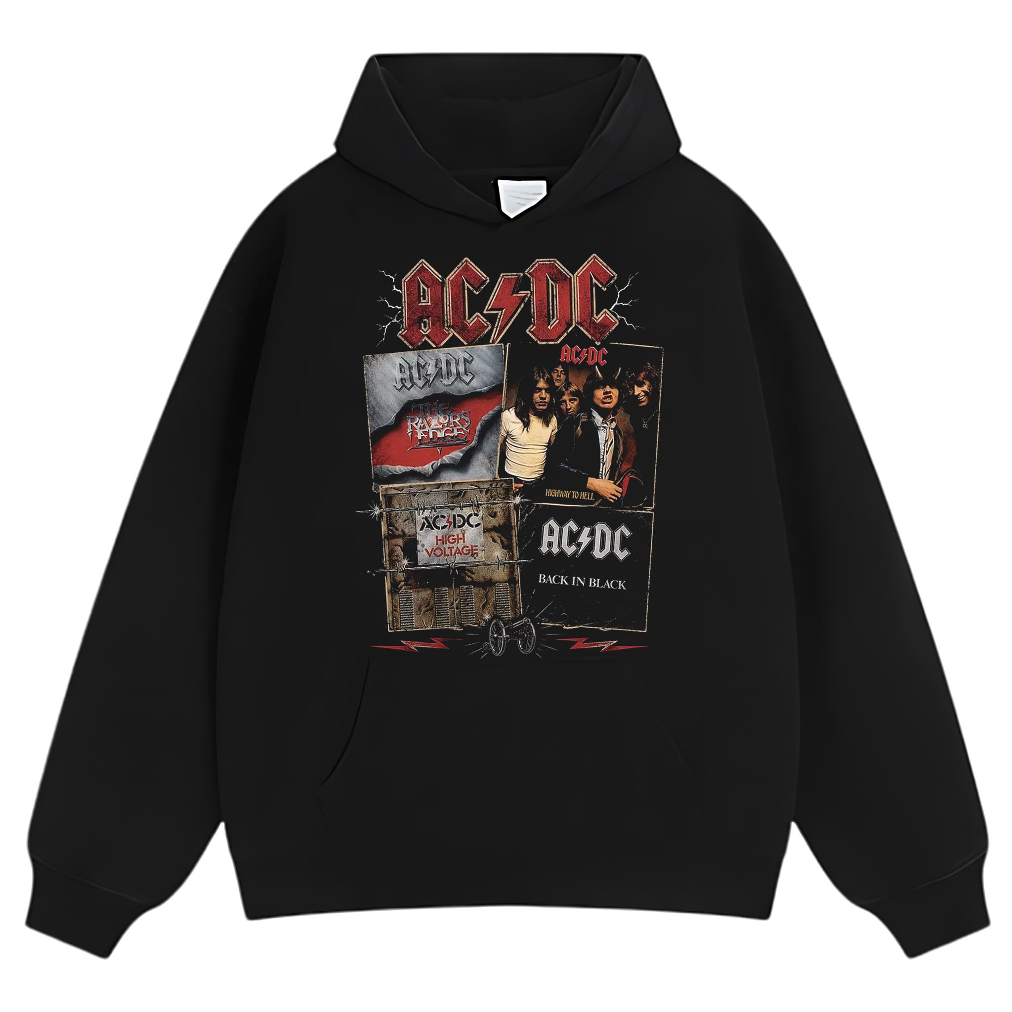 VINTAGE ACDC TANK TOP & TEE & LONG SLEEVE & LAYERED LS & HOODIE