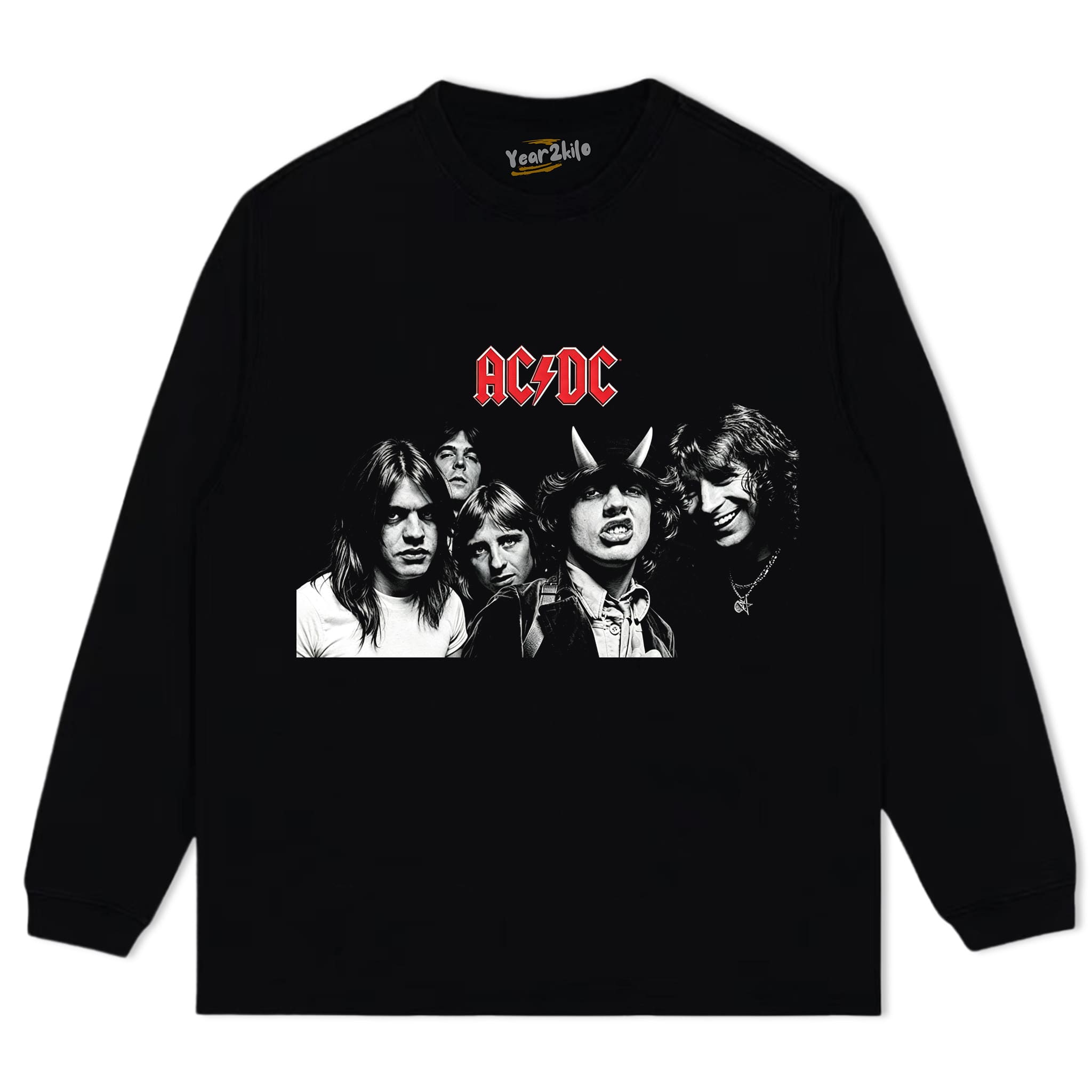 VINTAGE AC/DC V1 TANK TOP & TEE & LONG SLEEVE & LAYERED LS & HOODIE
