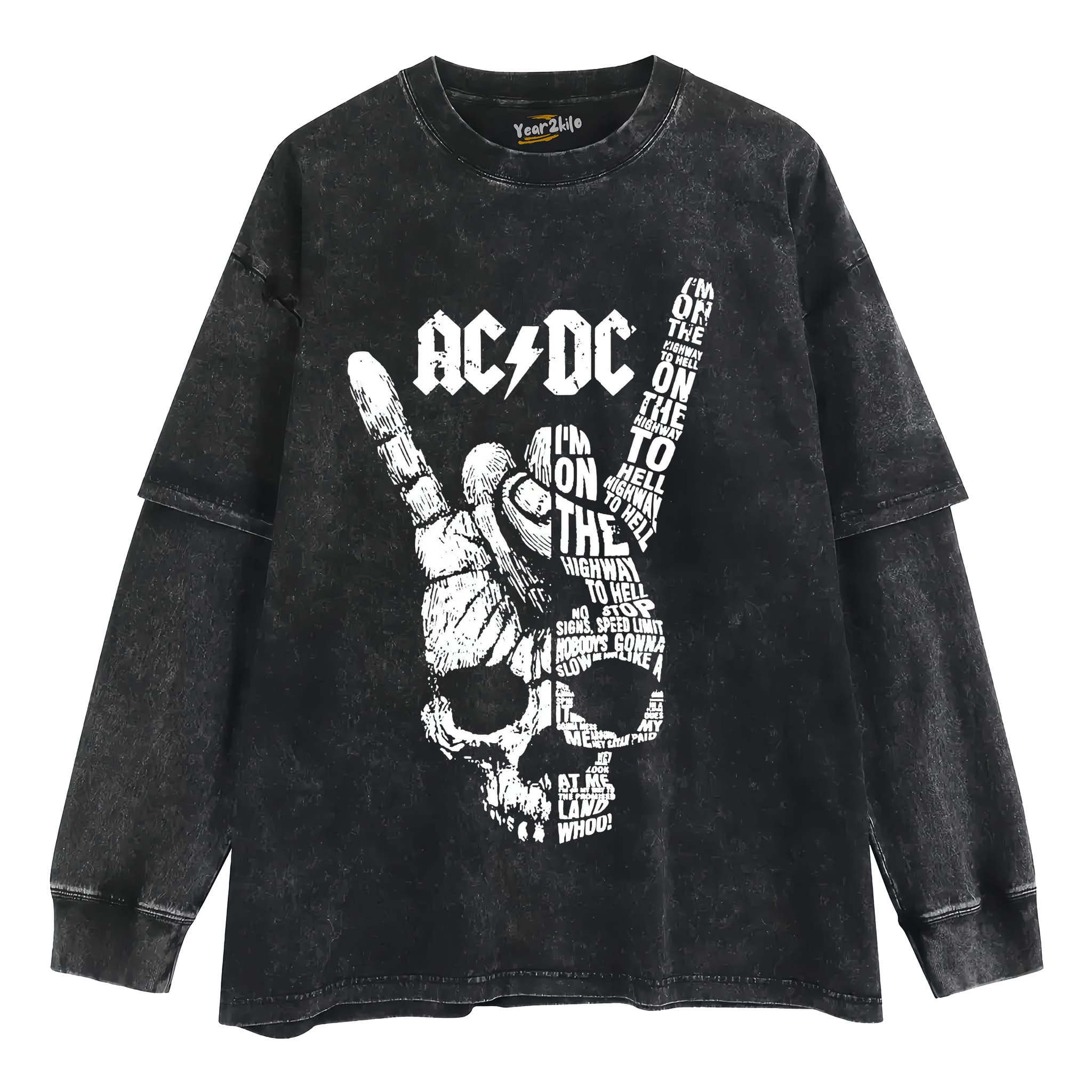 VINTAGE AC/DC V2 TANK TOP & TEE & LONG SLEEVE & LAYERED LS & HOODIE