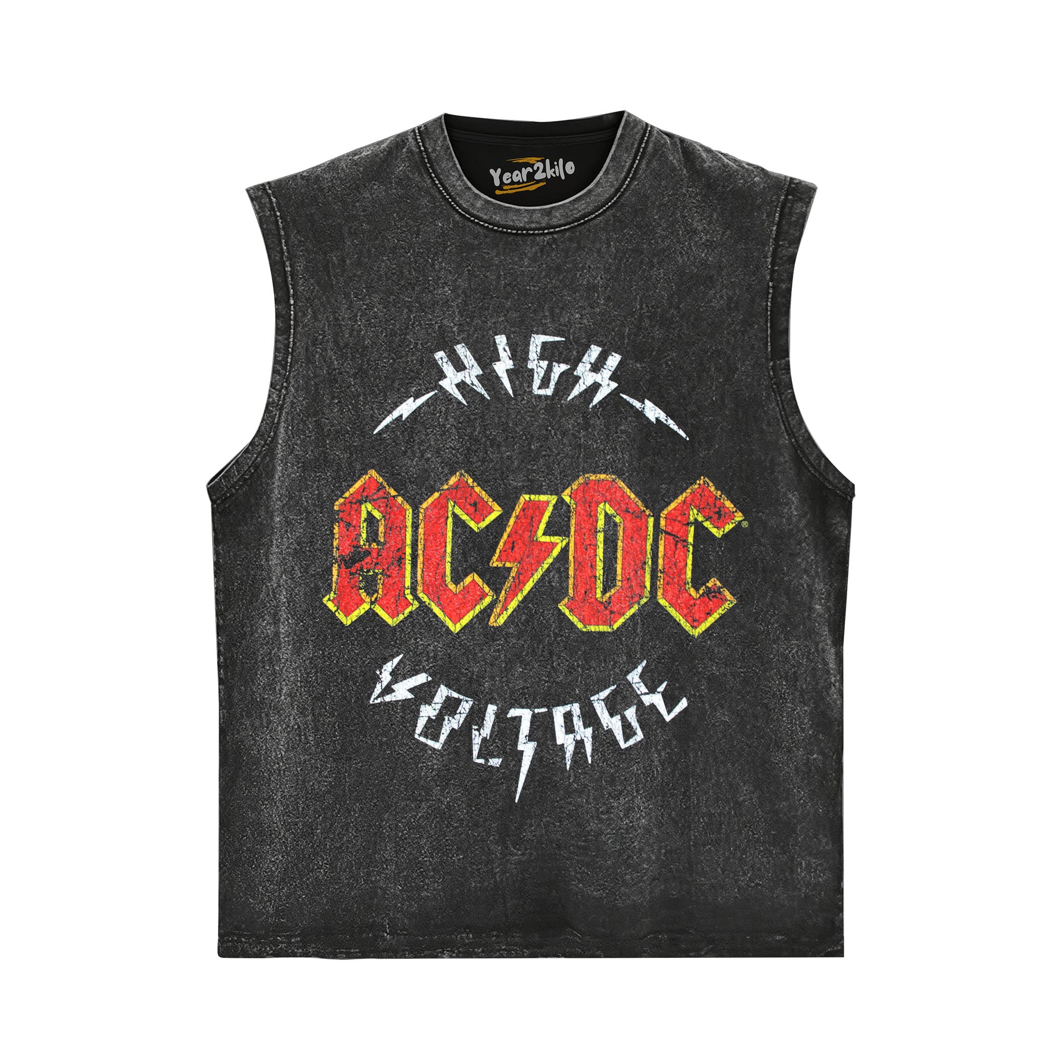 VINTAGE ACDC V3 TANK TOP & TEE & LONG SLEEVE & LAYERED LS & HOODIE
