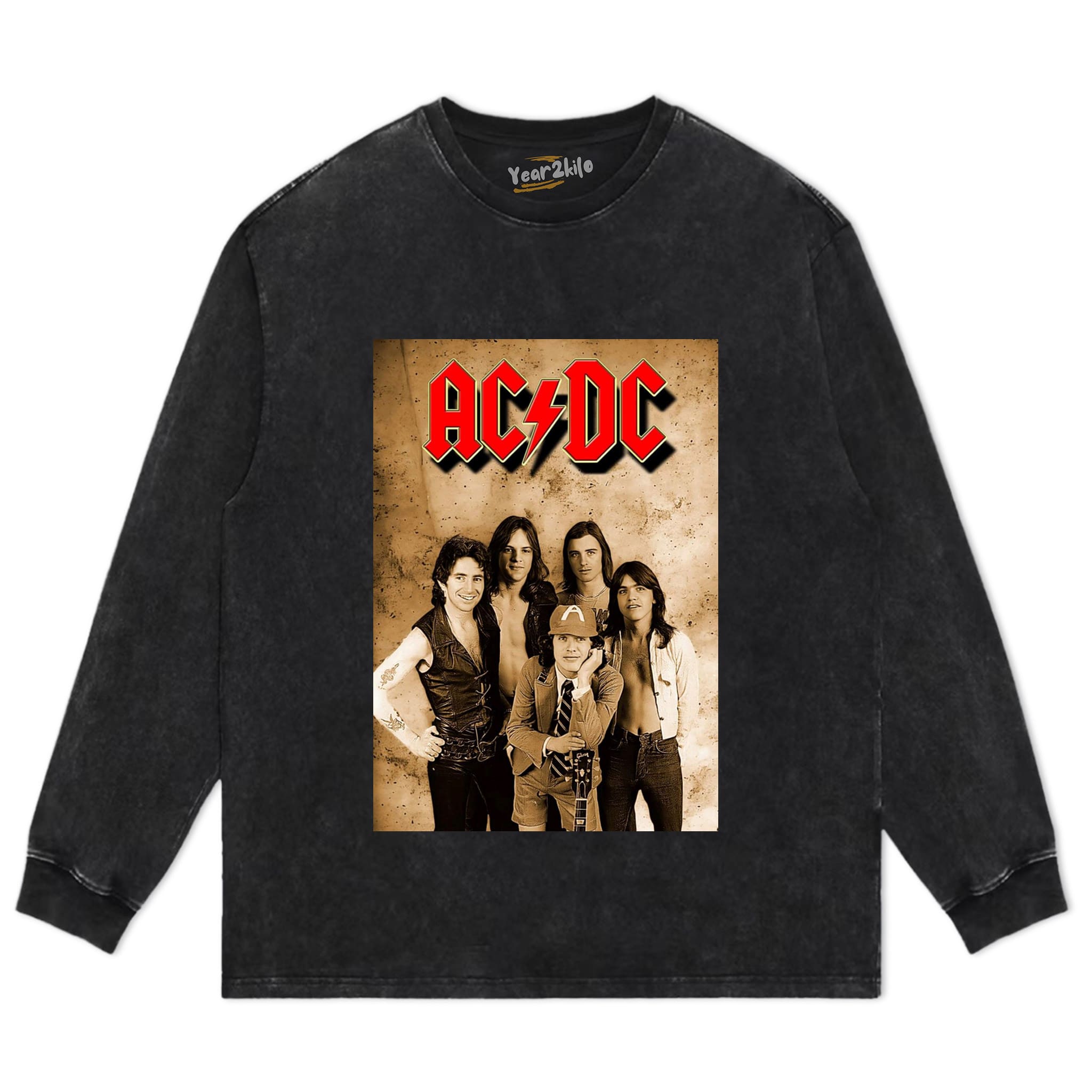 VINTAGE ACDC V4 TANK TOP & TEE & LONG SLEEVE & LAYERED LS & HOODIE