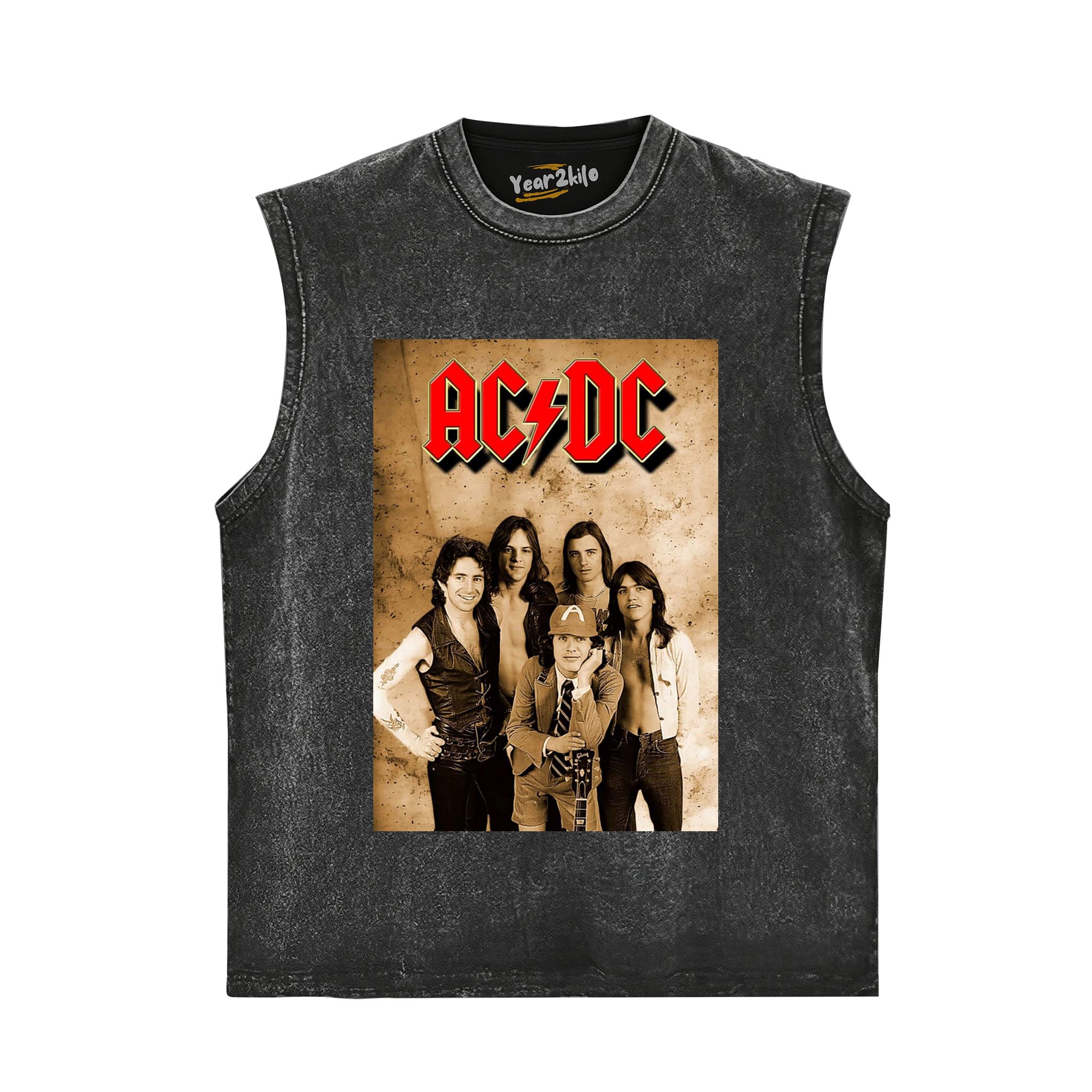 VINTAGE ACDC V4 TANK TOP & TEE & LONG SLEEVE & LAYERED LS & HOODIE