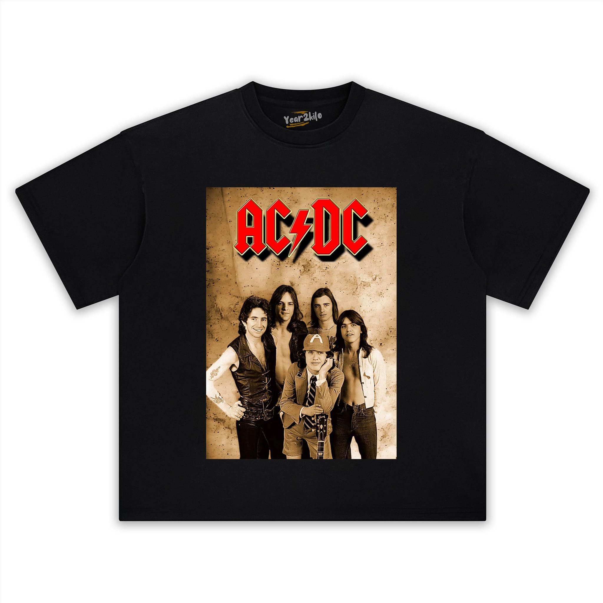 VINTAGE ACDC V4 TANK TOP & TEE & LONG SLEEVE & LAYERED LS & HOODIE