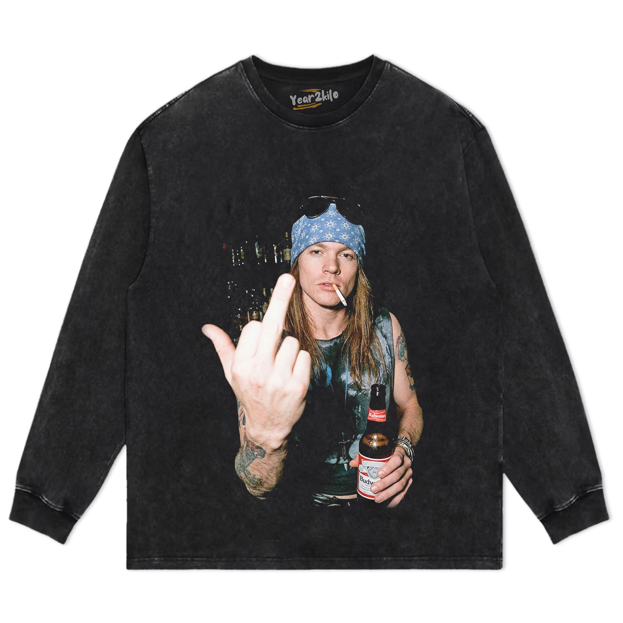 VINTAGE AXL ROSE TANK TOP & TEE & LONG SLEEVE & LAYERED LS & HOODIE