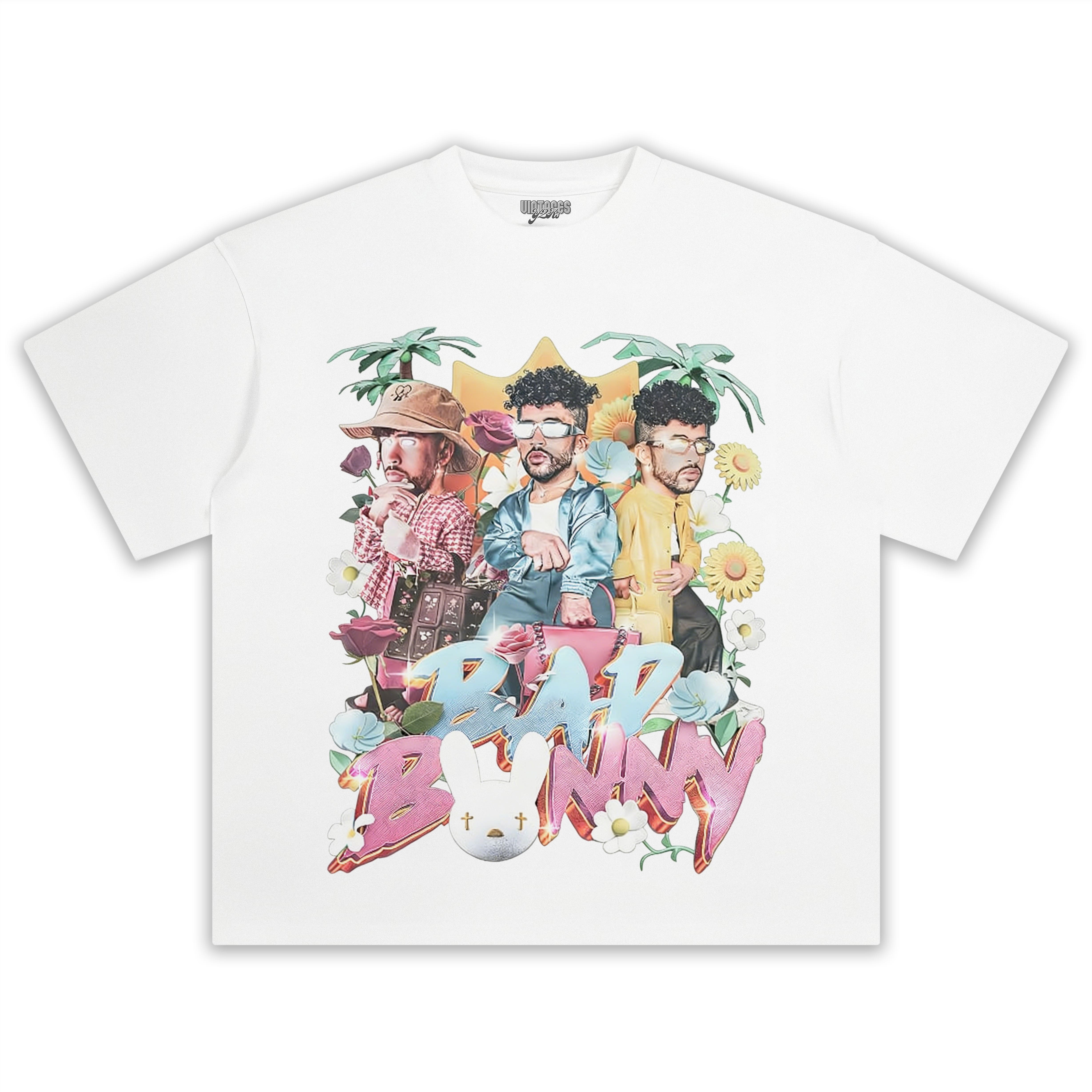 VINTAGE BAD BUNNY 2026 V2 TEE & LS & HOODIE