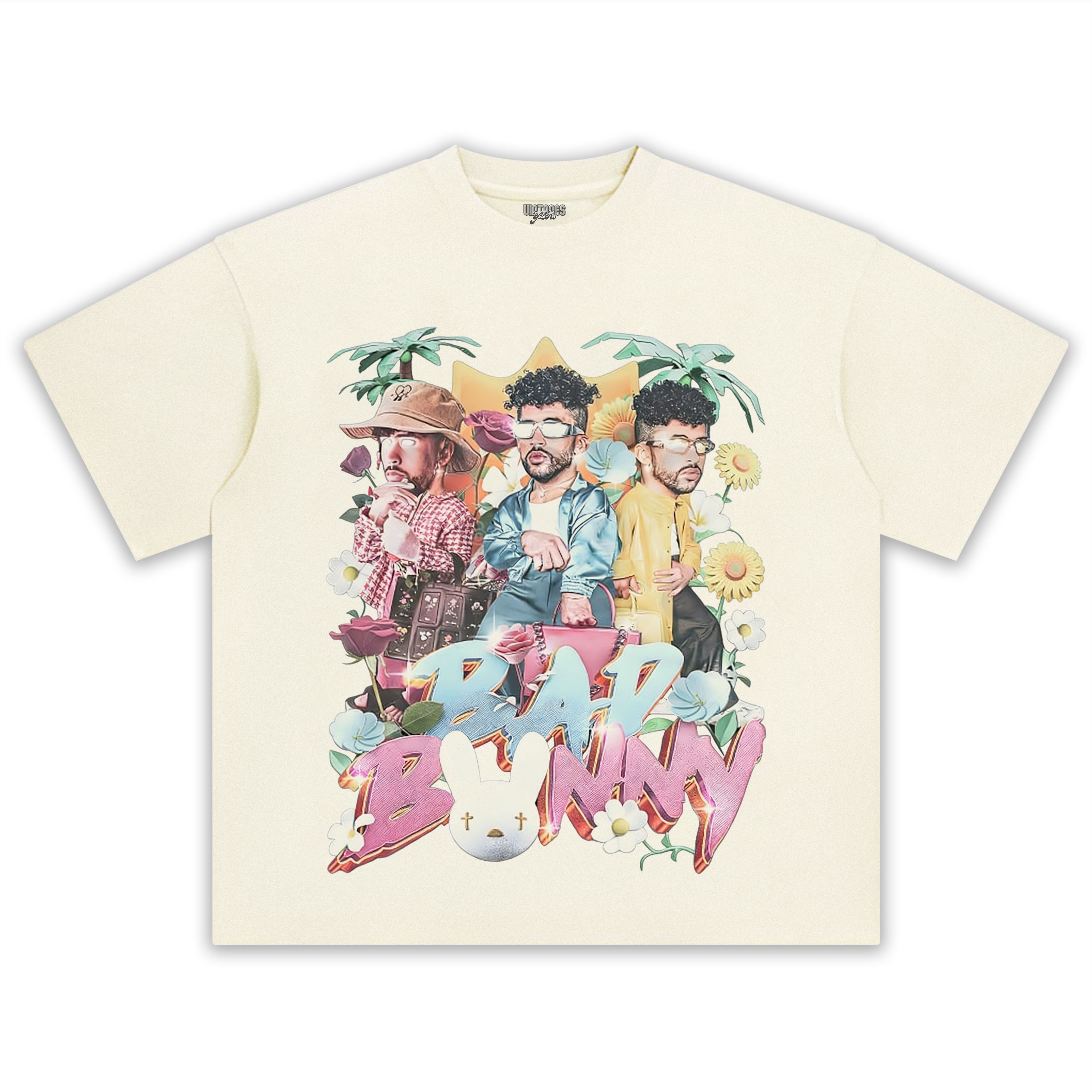 VINTAGE BAD BUNNY 2026 V2 TEE & LS & HOODIE