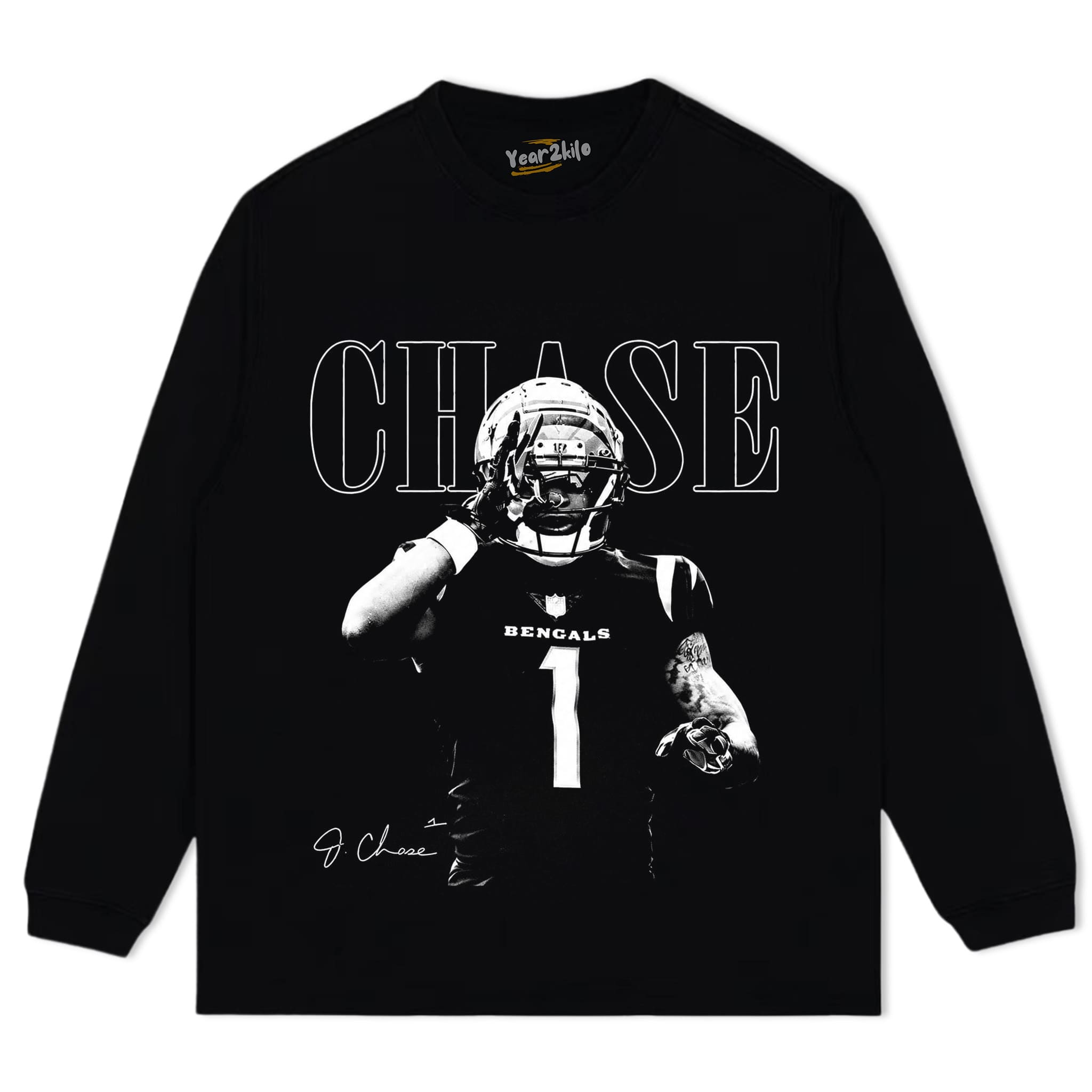 VINTAGE JA’MARR CHASE TANK TOP & TEE & LONG SLEEVE & LAYERED LS & HOODIE