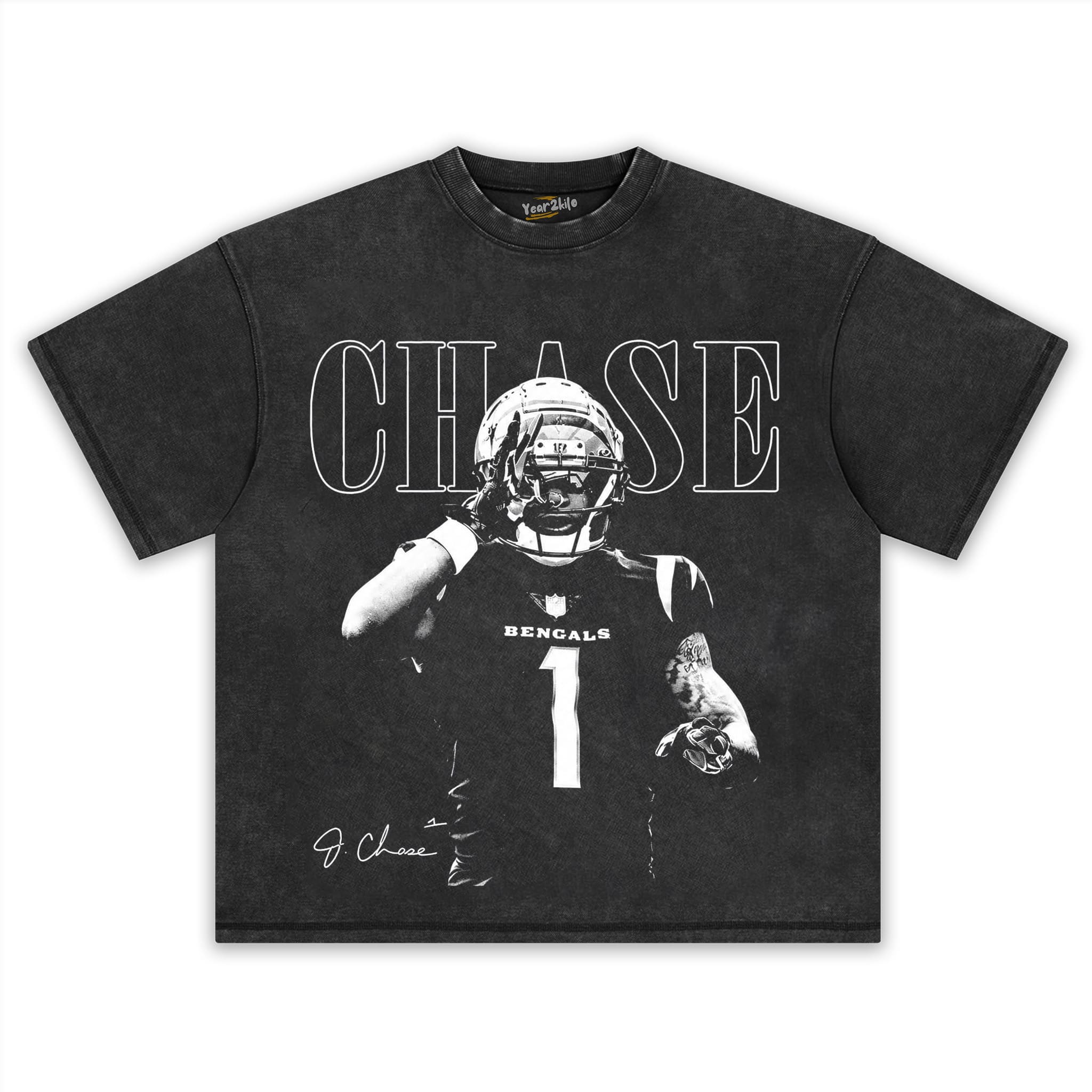 VINTAGE JA’MARR CHASE TANK TOP & TEE & LONG SLEEVE & LAYERED LS & HOODIE