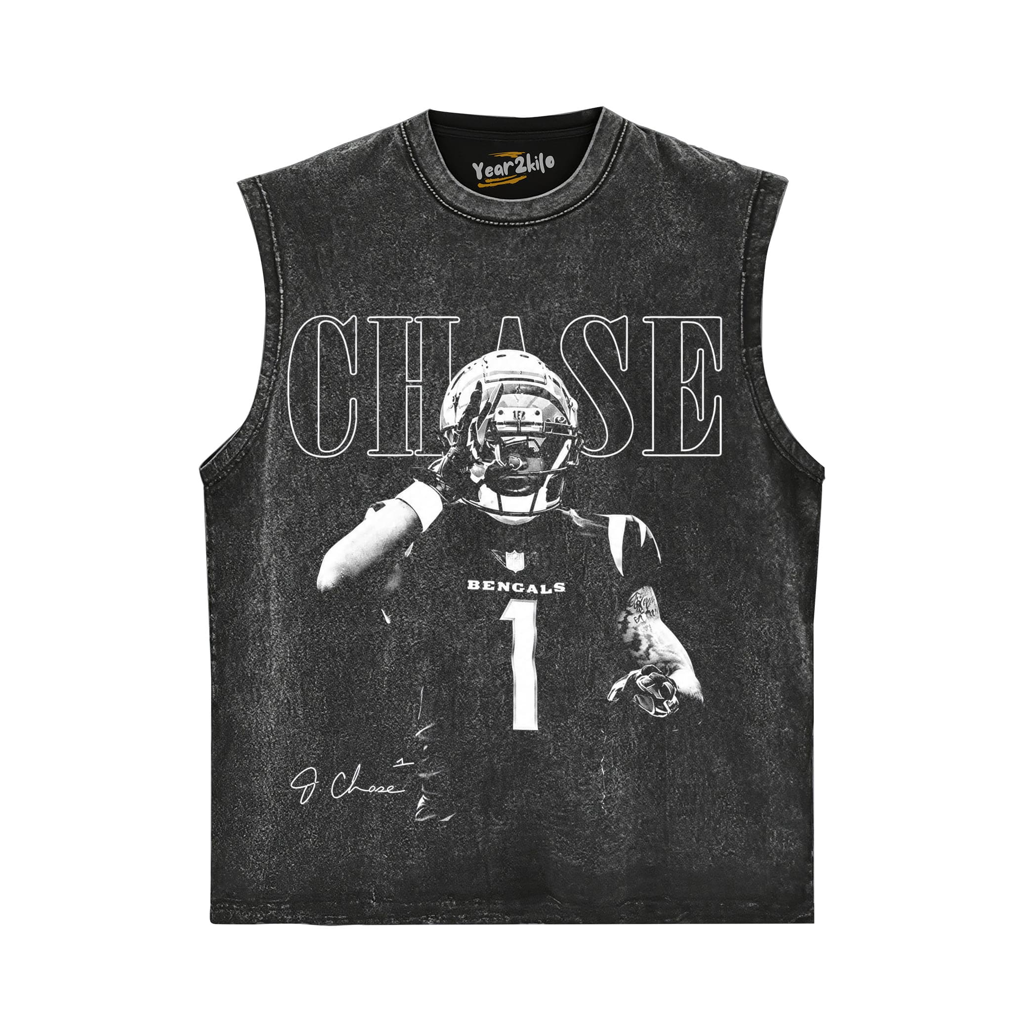 VINTAGE JA’MARR CHASE TANK TOP & TEE & LONG SLEEVE & LAYERED LS & HOODIE
