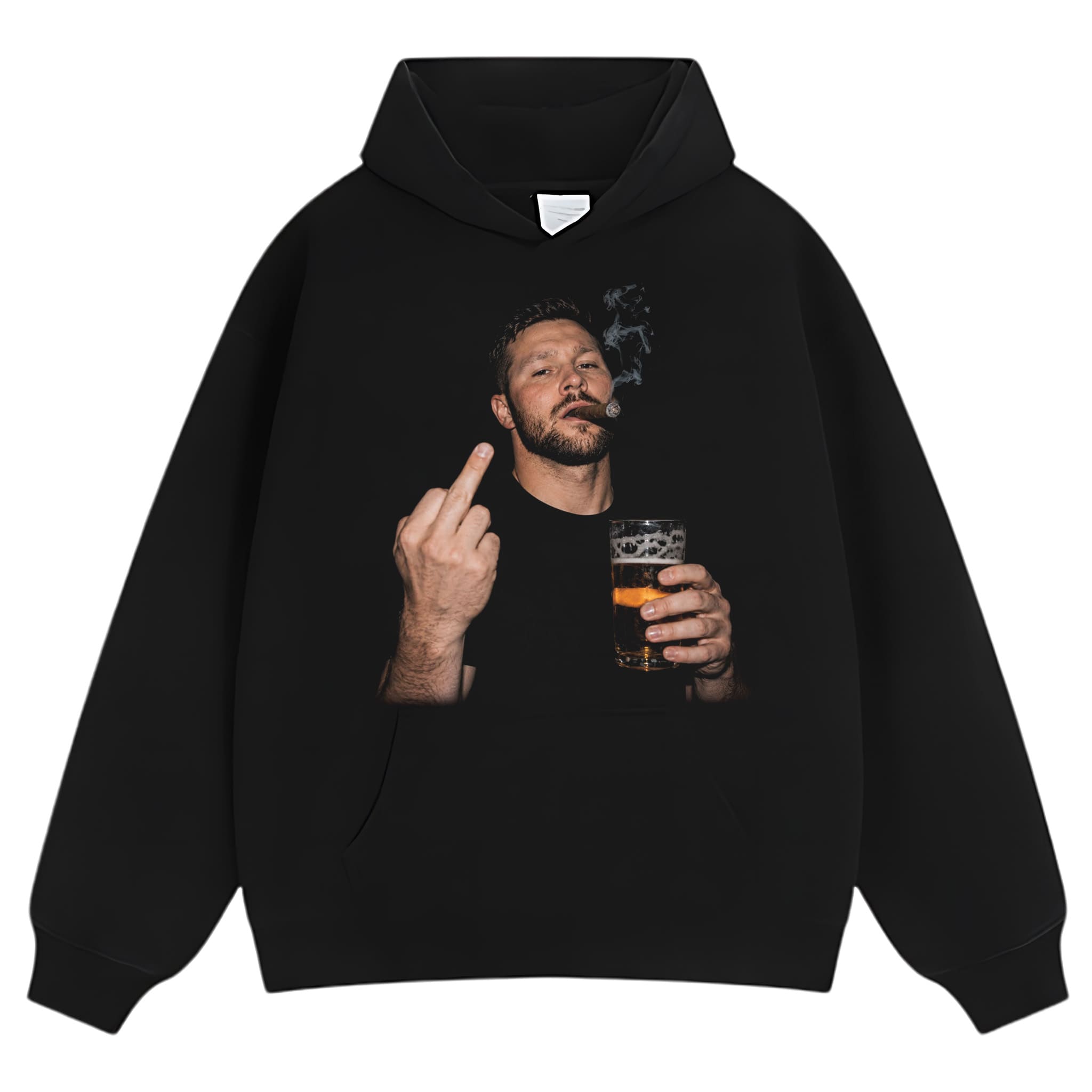 VINTAGE JOSH ALLEN FLIPPING THE BIRD MEME V2 TANK TOP & TEE & LONG SLEEVE & LAYERED LS & HOODIE