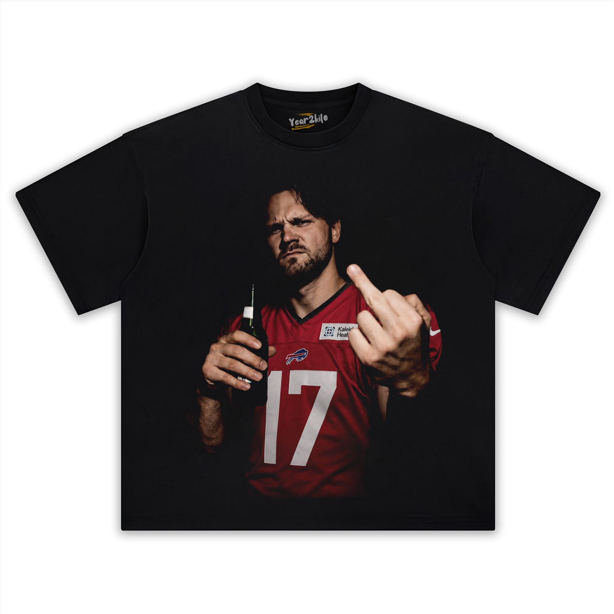VINTAGE JOSH ALLEN FLIPPING THE BIRD MEME V5 TANK TOP & TEE & LONG SLEEVE & LAYERED LS & HOODIE