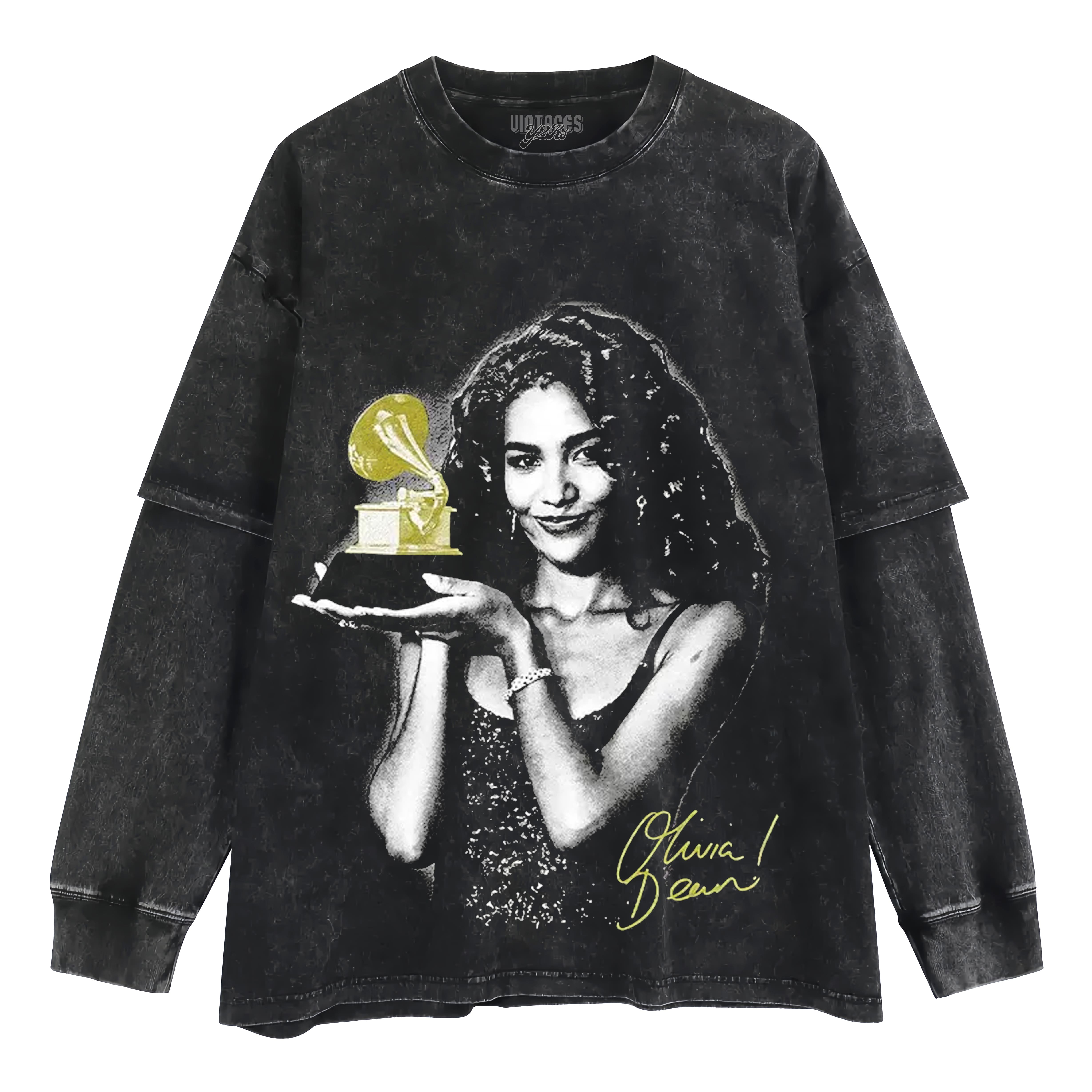 VINTAGE OLIVIA DEAN LAYERED LONG SLEEVE