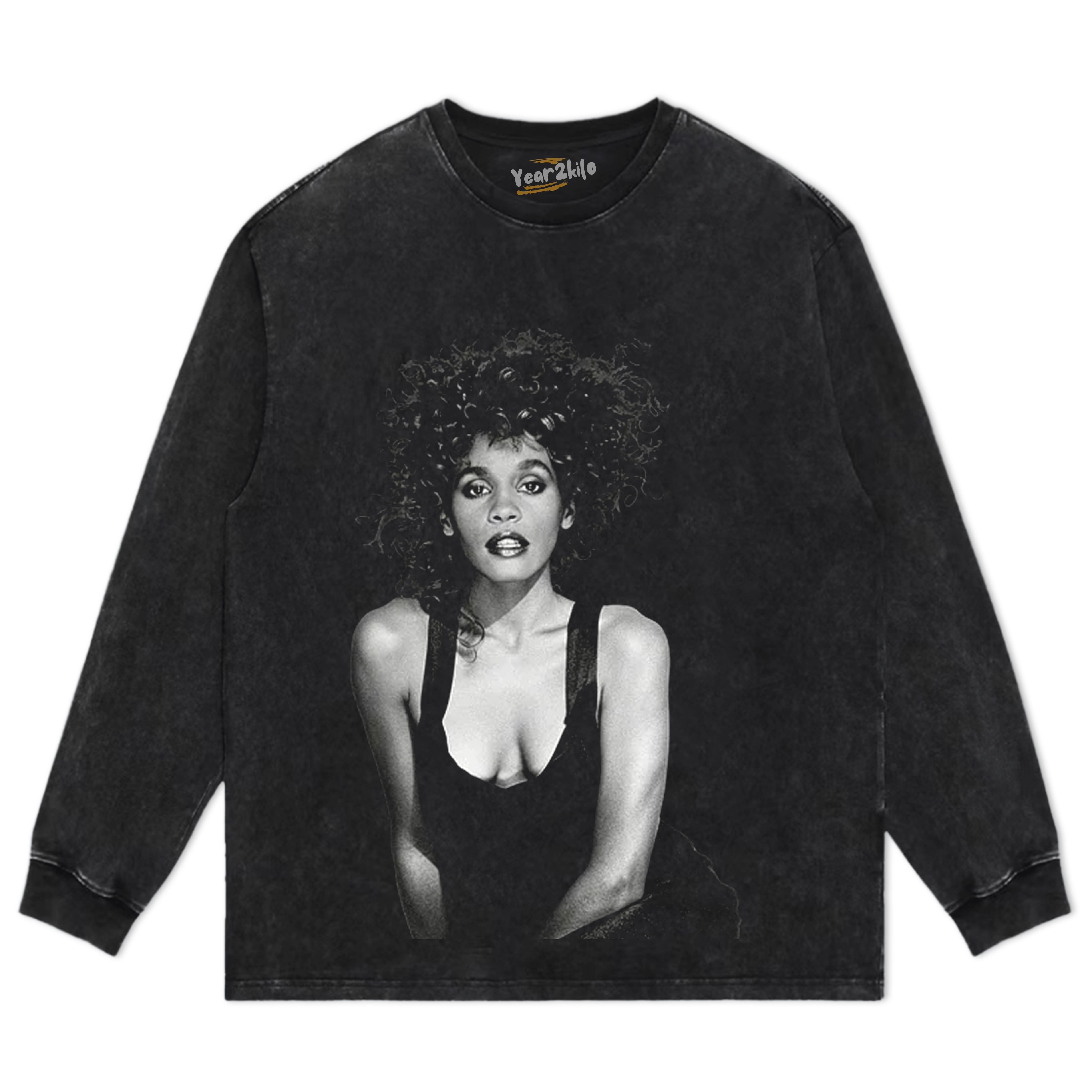 WHITNEY HOUSTON TANK TOP & TEE & LONG SLEEVE & LAYERED LS & HOODIE