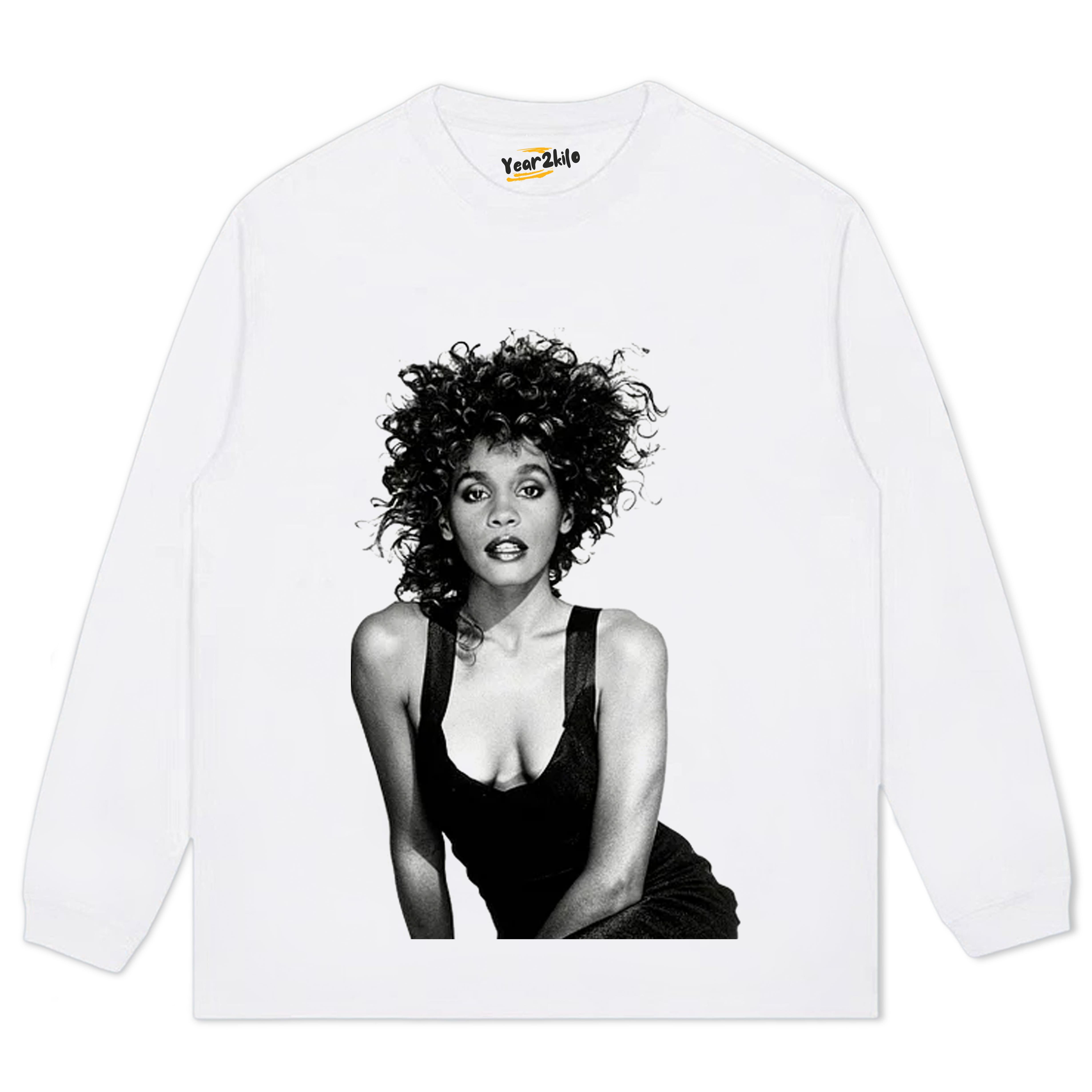 WHITNEY HOUSTON TANK TOP & TEE & LONG SLEEVE & LAYERED LS & HOODIE