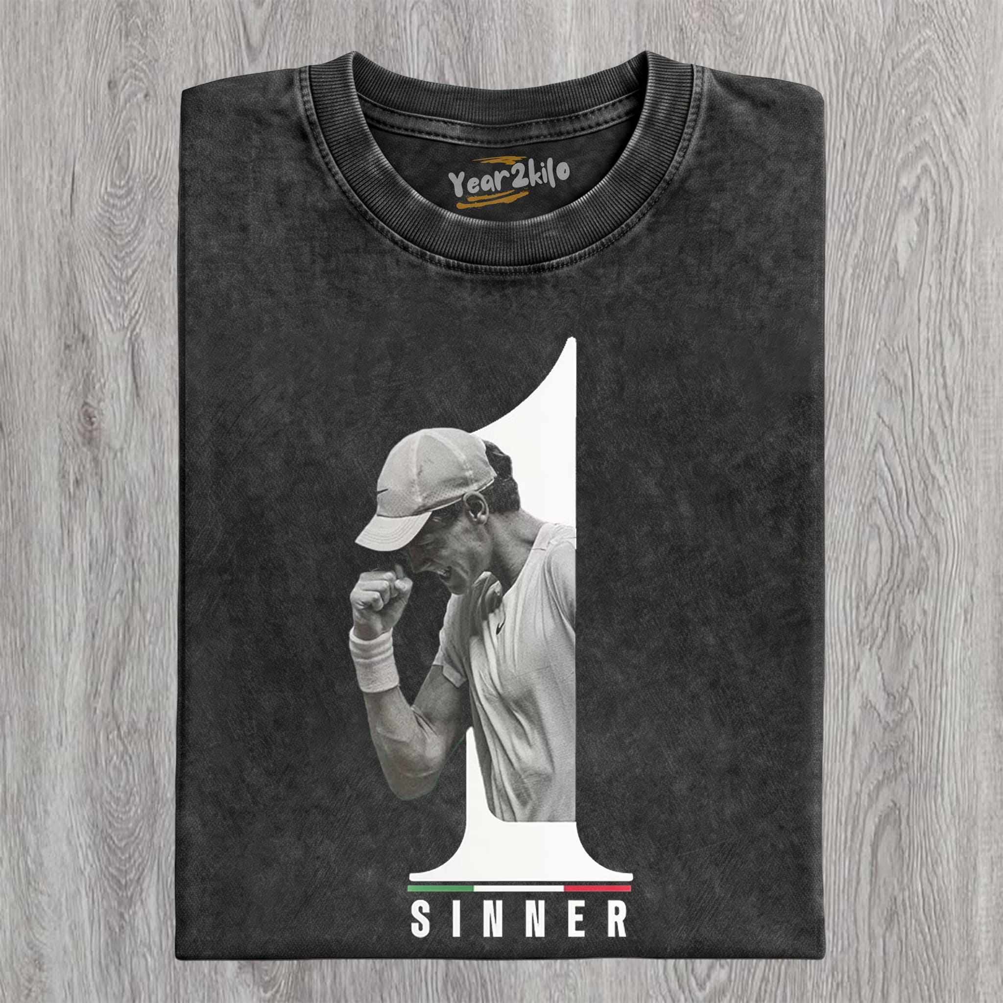 WIMBLEDON 2026 MEN'S SINGLES CHAMPION ITALY JANNIK SINNER TENNIS V2 TANK TOP & TEE & LONG SLEEVE & LAYERED LS & HOODIE
