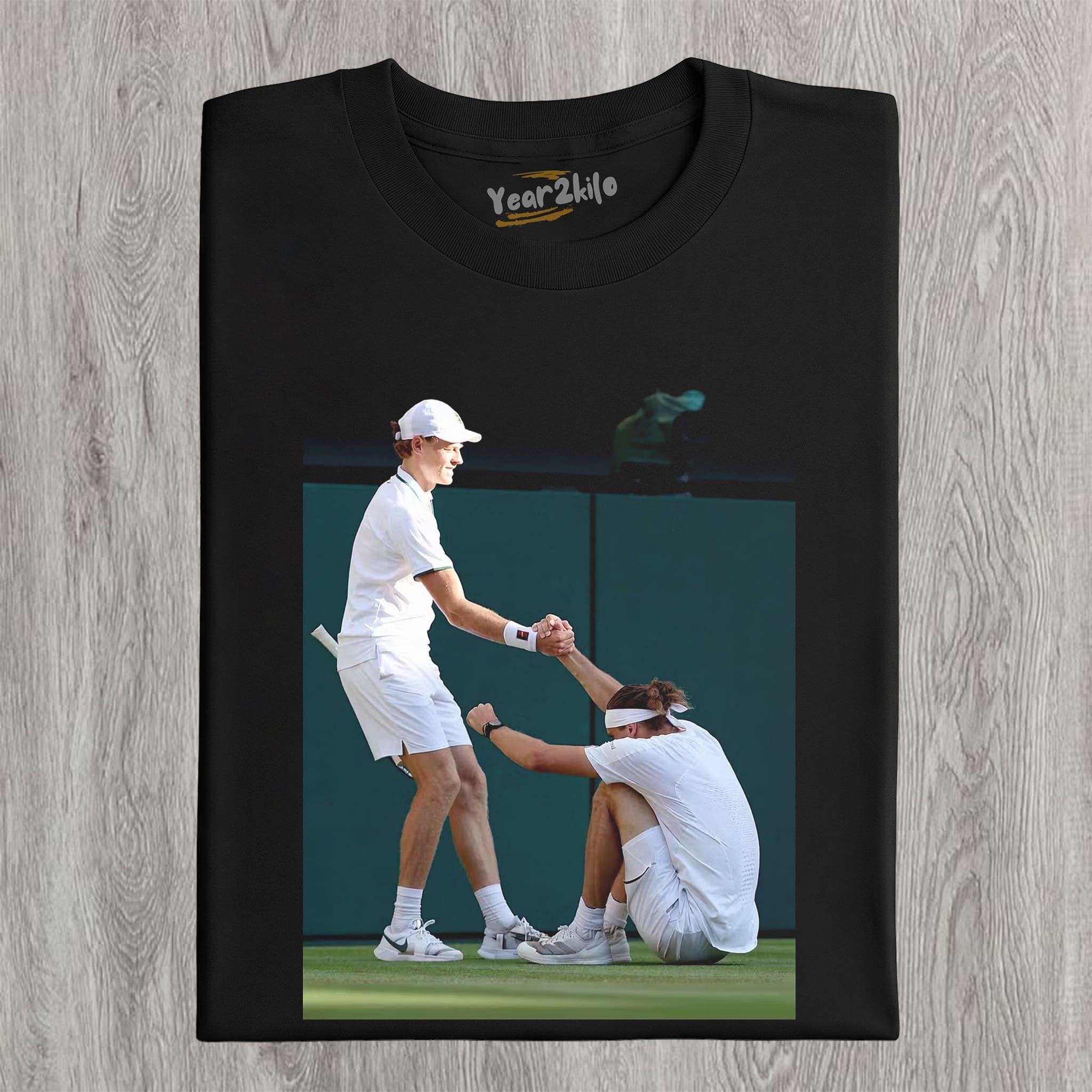 WIMBLEDON 2026 MEN'S SINGLES JANNIK SINNER & ALEXANDER ZVEREV TENNIS TANK TOP & TEE & LONG SLEEVE & LAYERED LS & HOODIE