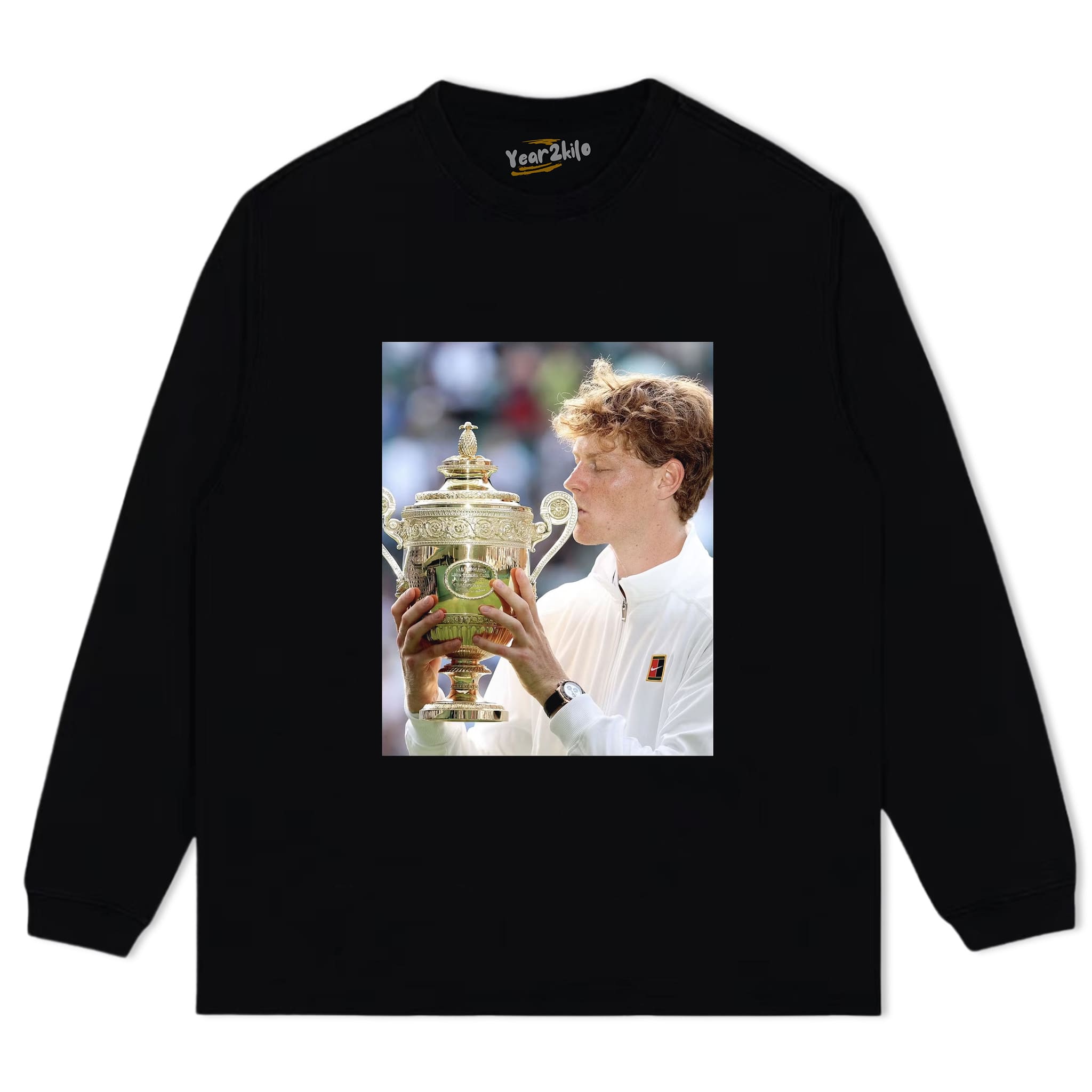 WIMBLEDON 2026 MEN'S SINGLES CHAMPION ITALY JANNIK SINNER V1 TANK TOP & TEE & LONG SLEEVE & LAYERED LS & HOODIE
