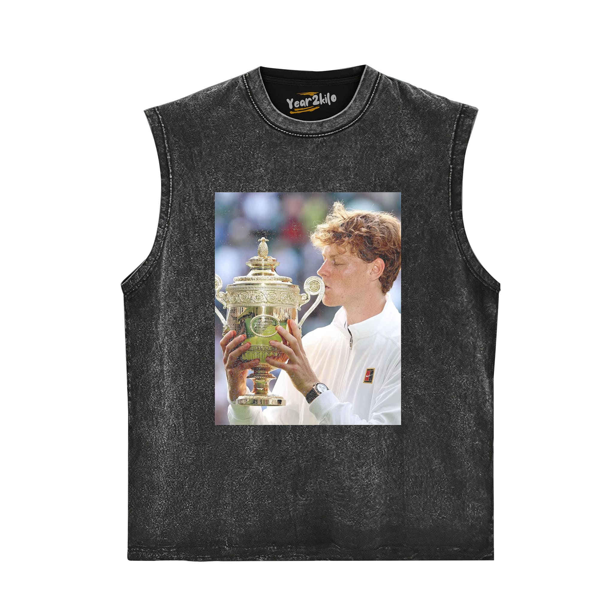 WIMBLEDON 2026 MEN'S SINGLES CHAMPION ITALY JANNIK SINNER V1 TANK TOP & TEE & LONG SLEEVE & LAYERED LS & HOODIE