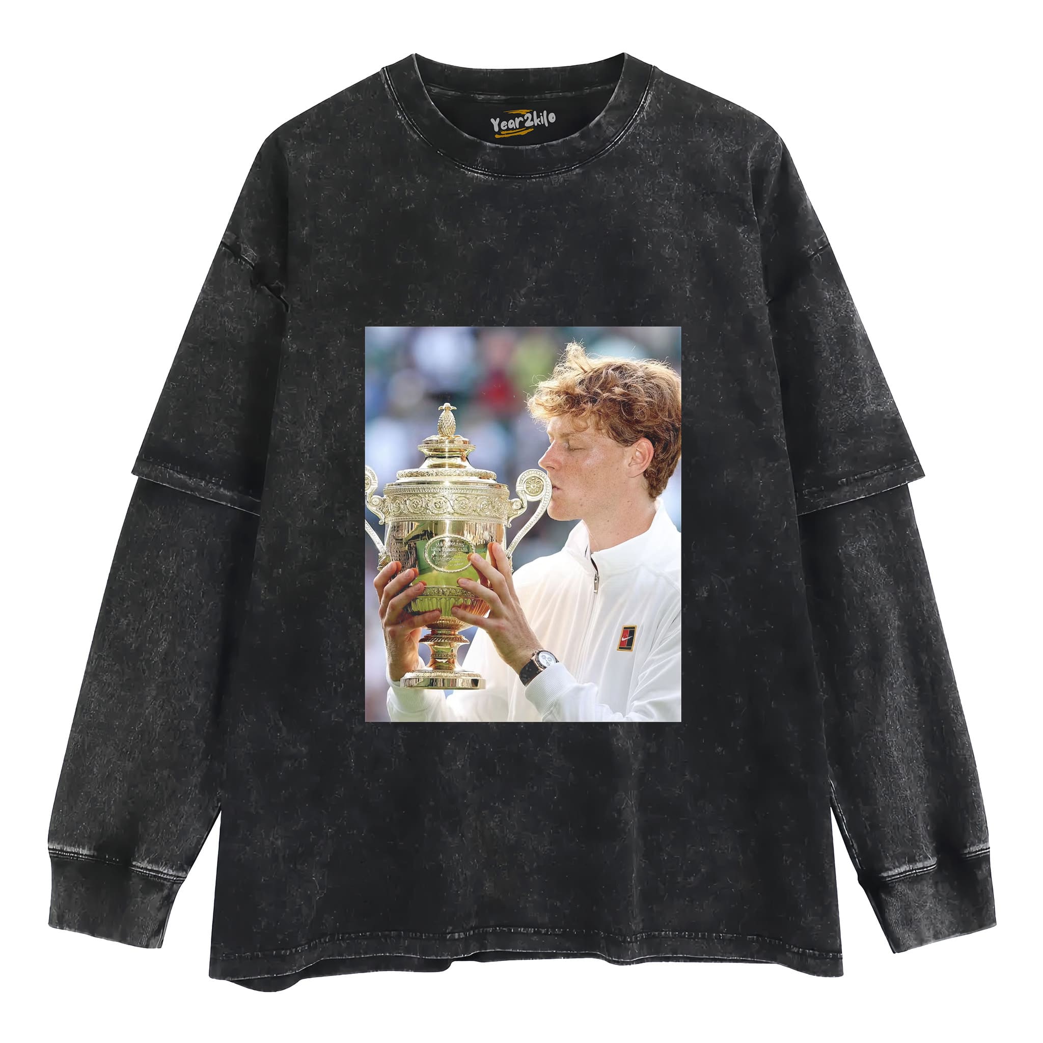 WIMBLEDON 2026 MEN'S SINGLES CHAMPION ITALY JANNIK SINNER V1 TANK TOP & TEE & LONG SLEEVE & LAYERED LS & HOODIE