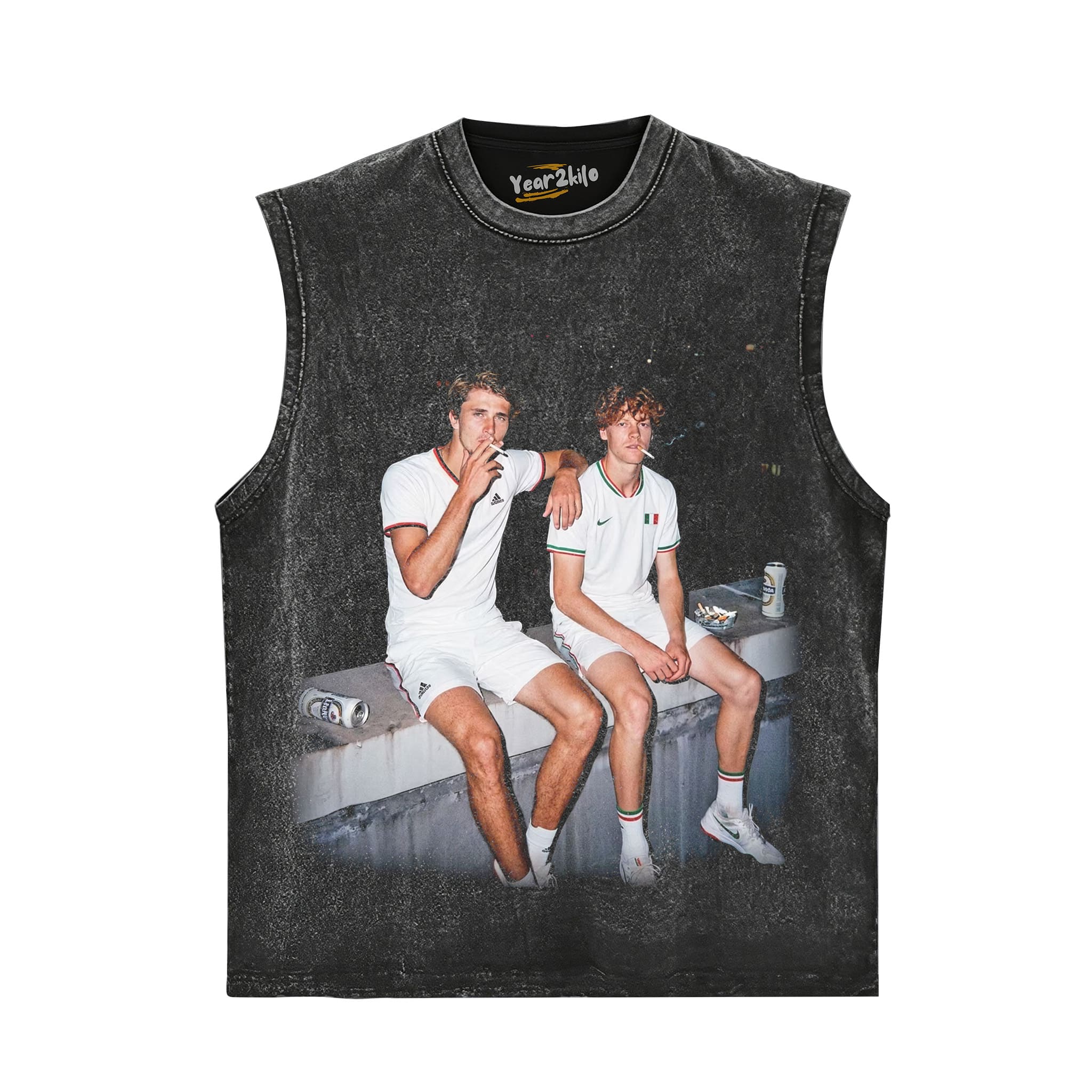 WIMBLEDON 2026 MEN'S SINGLES GERMANY ALEXANDER ZVEREV & ITALY JANNIK SINNER V1 TANK TOP & TEE & LONG SLEEVE & LAYERED LS & HOODIE