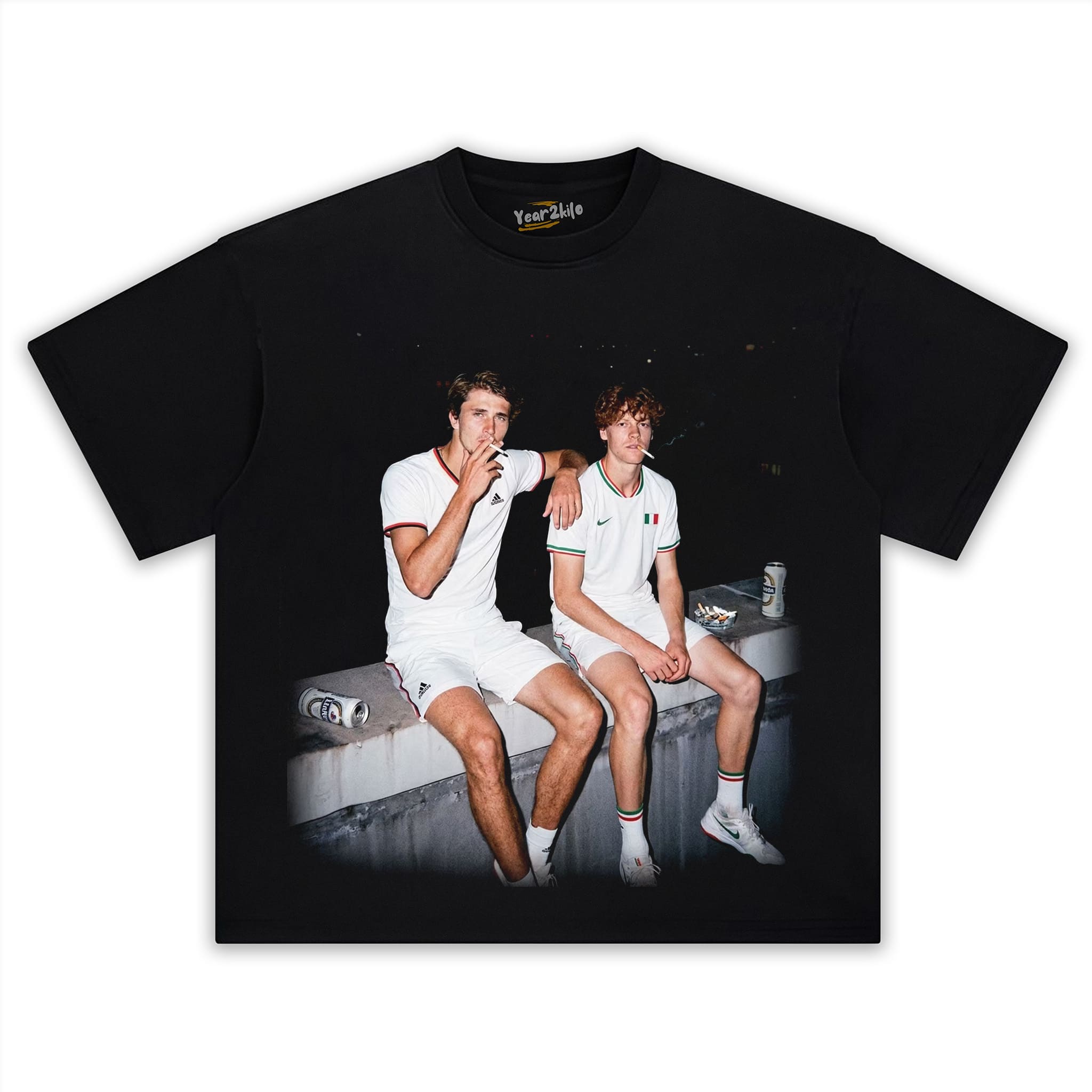 WIMBLEDON 2026 MEN'S SINGLES GERMANY ALEXANDER ZVEREV & ITALY JANNIK SINNER V1 TANK TOP & TEE & LONG SLEEVE & LAYERED LS & HOODIE