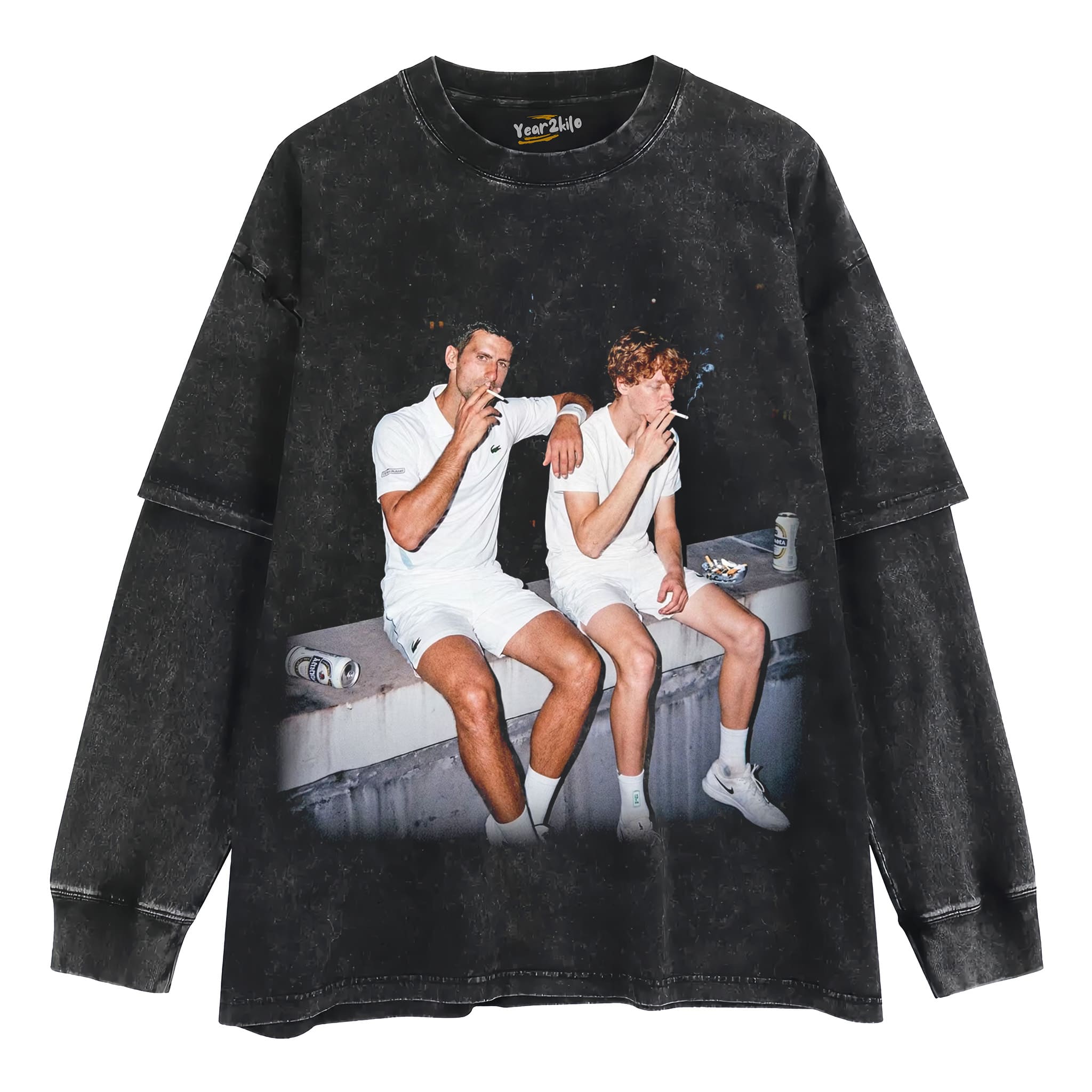 WIMBLEDON 2026 MEN'S SINGLES GERMANY NOVAK DJOKOVIC & ITALY JANNIK SINNER VR TANK TOP & TEE & LONG SLEEVE & LAYERED LS & HOODIE