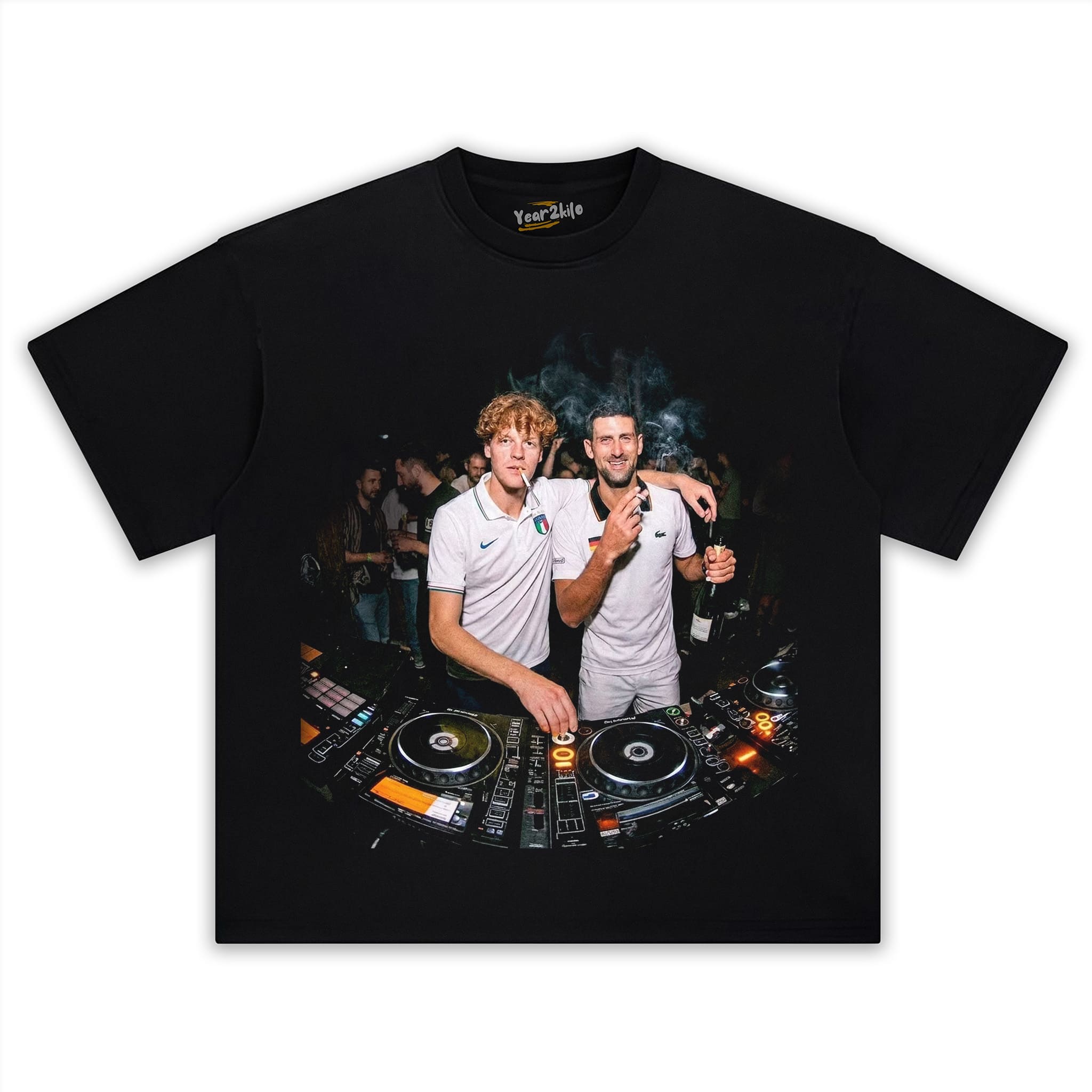WIMBLEDON 2026 MEN'S SINGLES GERMANY NOVAK DJOKOVIC & ITALY JANNIK SINNER TENNIS TANK TOP & TEE & LONG SLEEVE & LAYERED LS & HOODIE